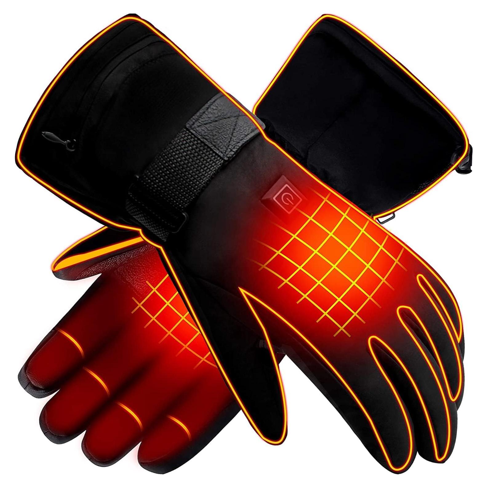 Guantes Calentados Magnolia 3.7V Unisex Térmicos Impermeables