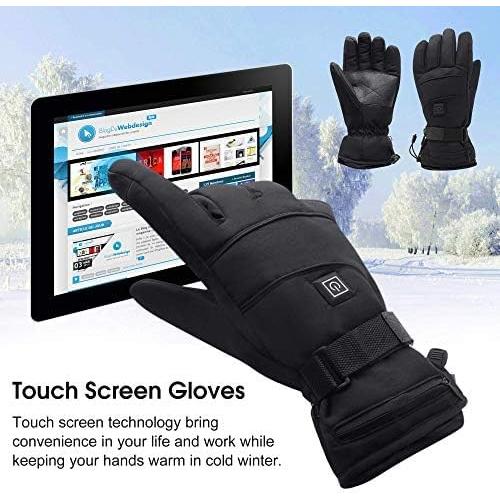 Guantes Calentados Magnolia 3.7V Unisex Térmicos Impermeables