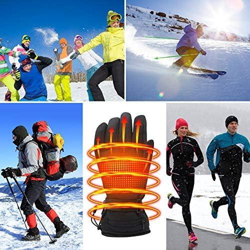 Guantes Calentados Magnolia 3.7V Unisex Térmicos Impermeables