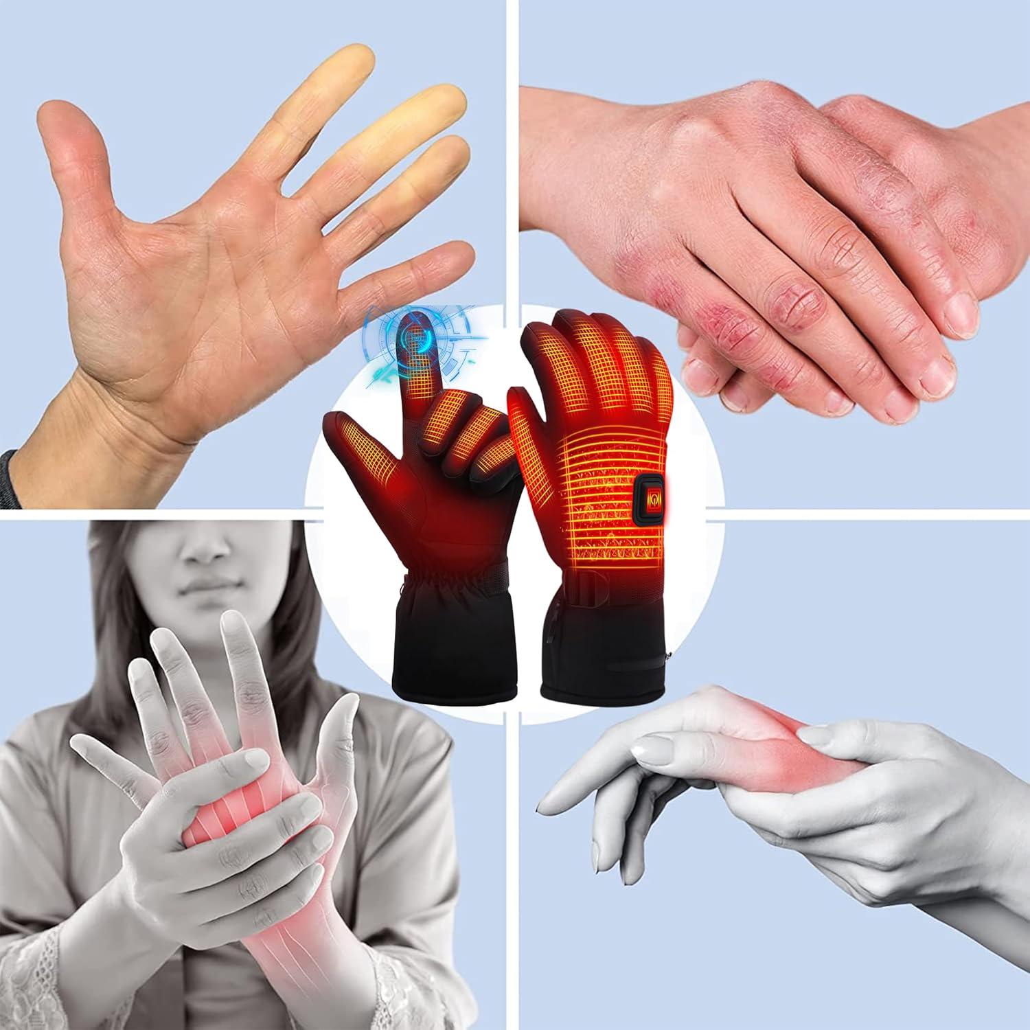 Guantes Térmicos Eléctricos Rabbitroom XL Recargables Impermeables