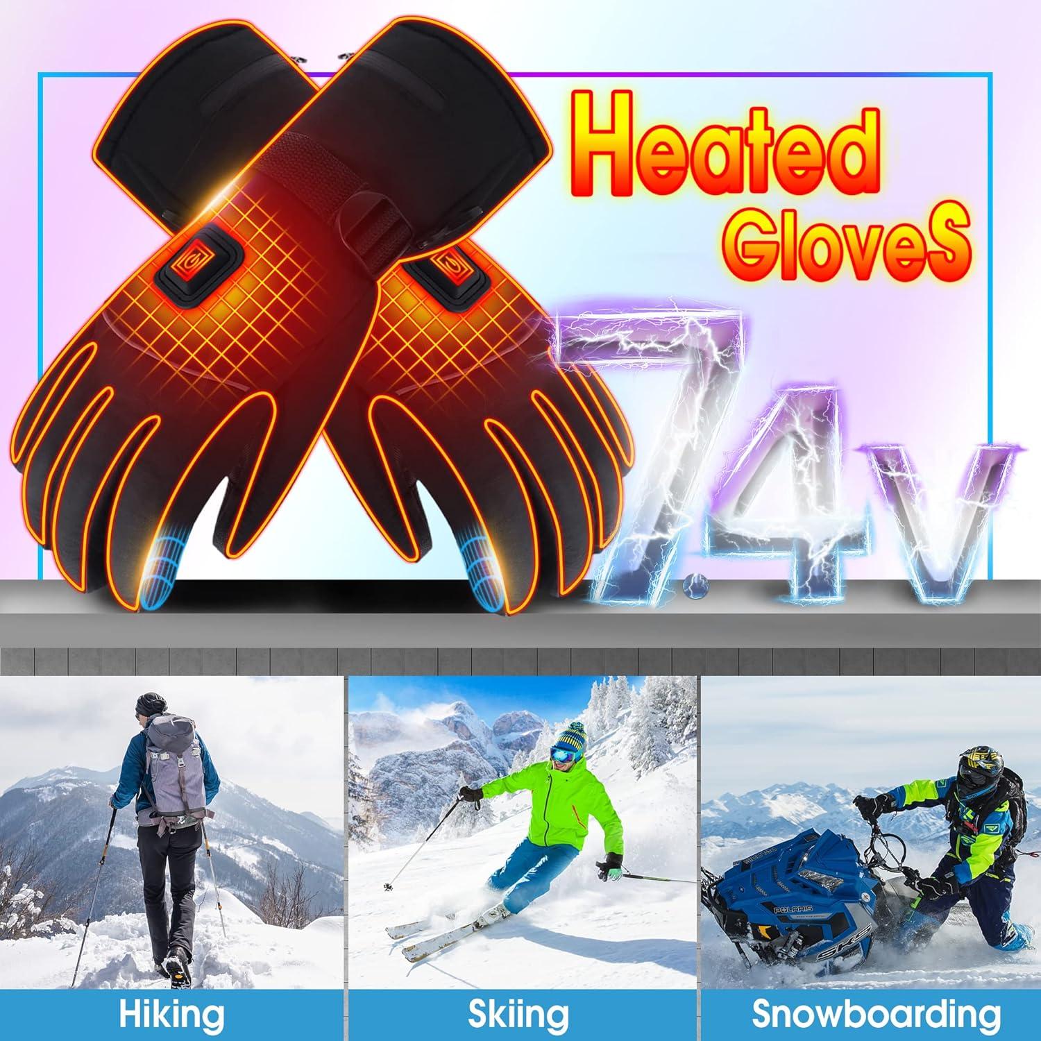 Guantes Térmicos Eléctricos Rabbitroom XL Recargables Impermeables