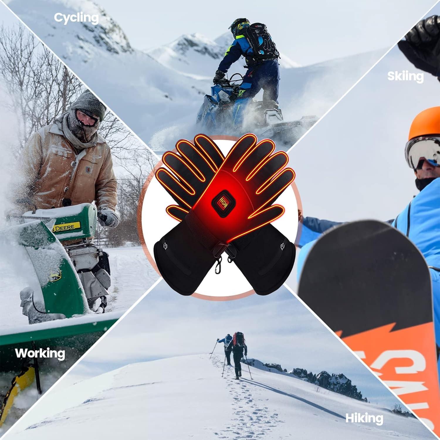 Guantes Térmicos Eléctricos Rabbitroom XL Recargables Impermeables