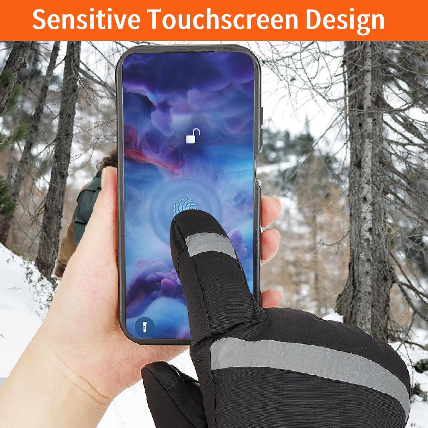 Guantes Calentados Recargables Newbounce 7.4V Impermeables