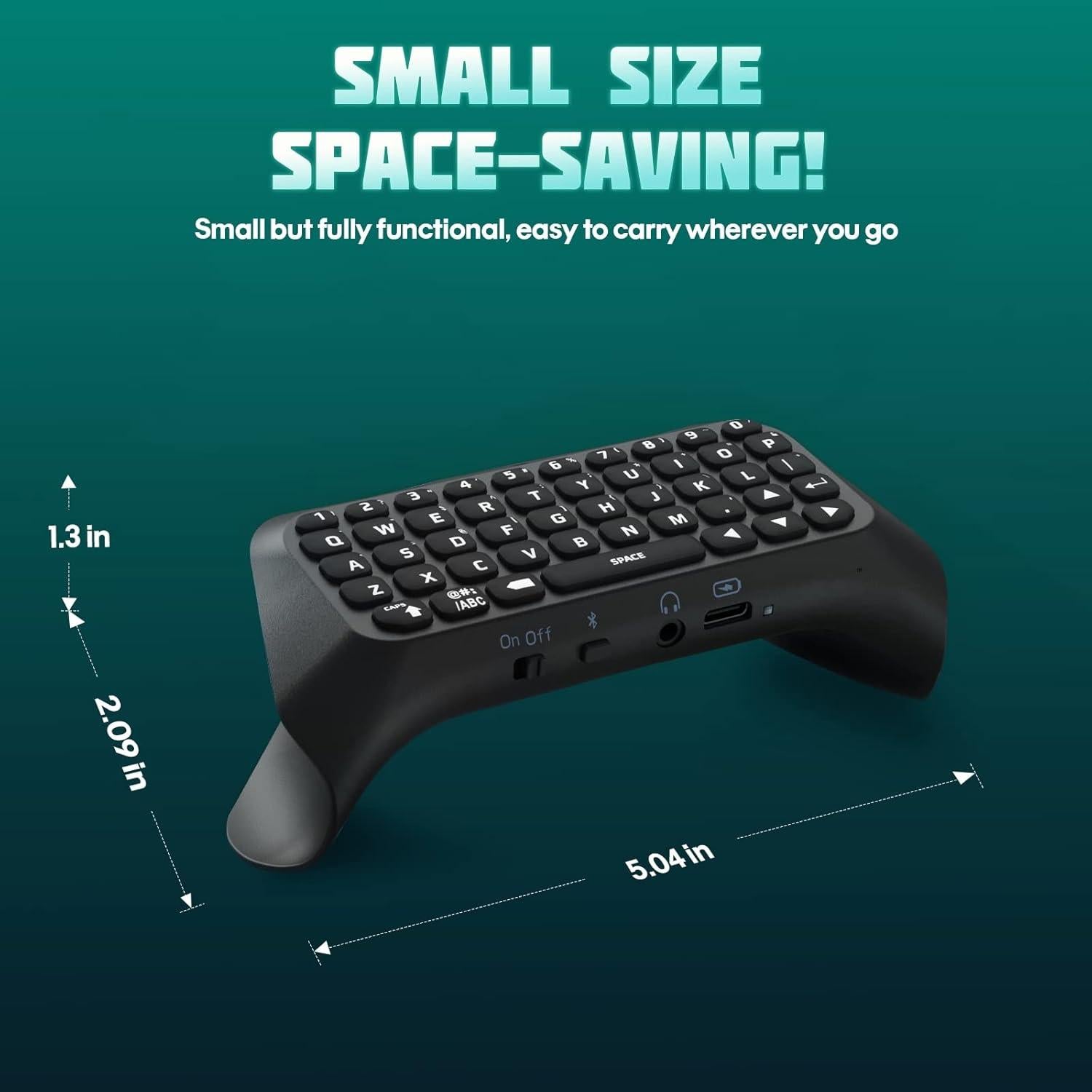 Teclado Inalámbrico TiMOVO para PS5 con Retroiluminación Verde
