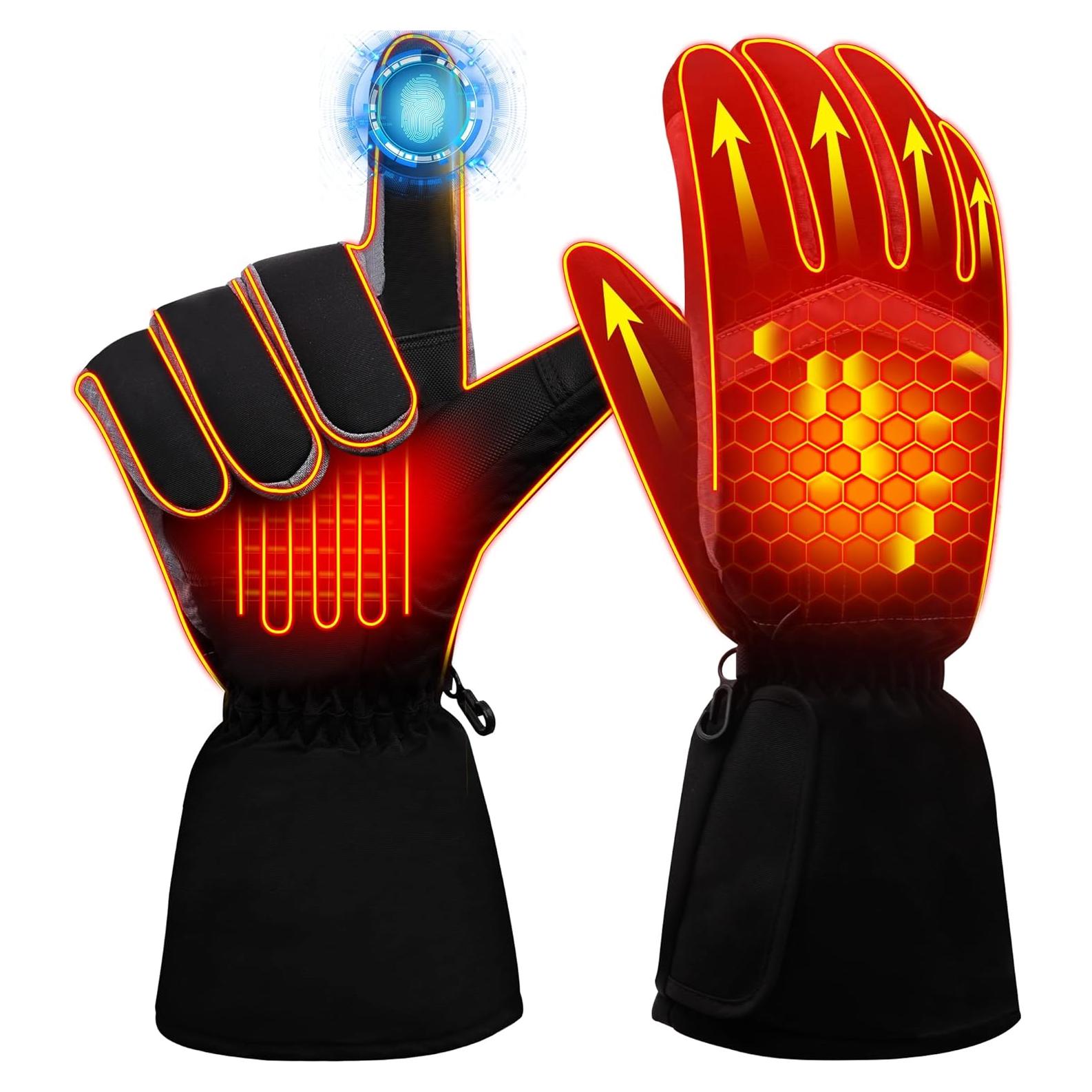 Guantes Calentados USB Rabbitroom Impermeables para Mujeres