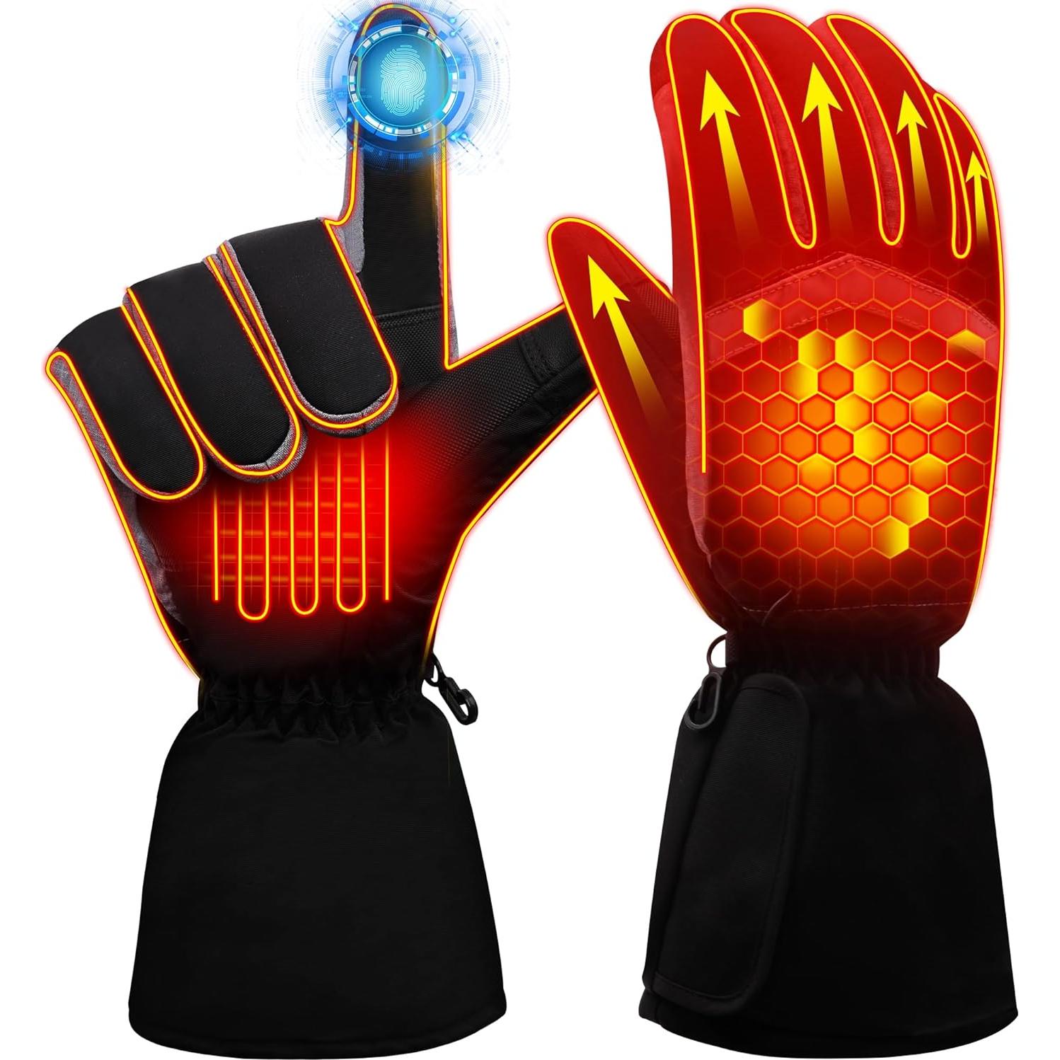 Guantes Calentados USB Rabbitroom Impermeables para Mujeres