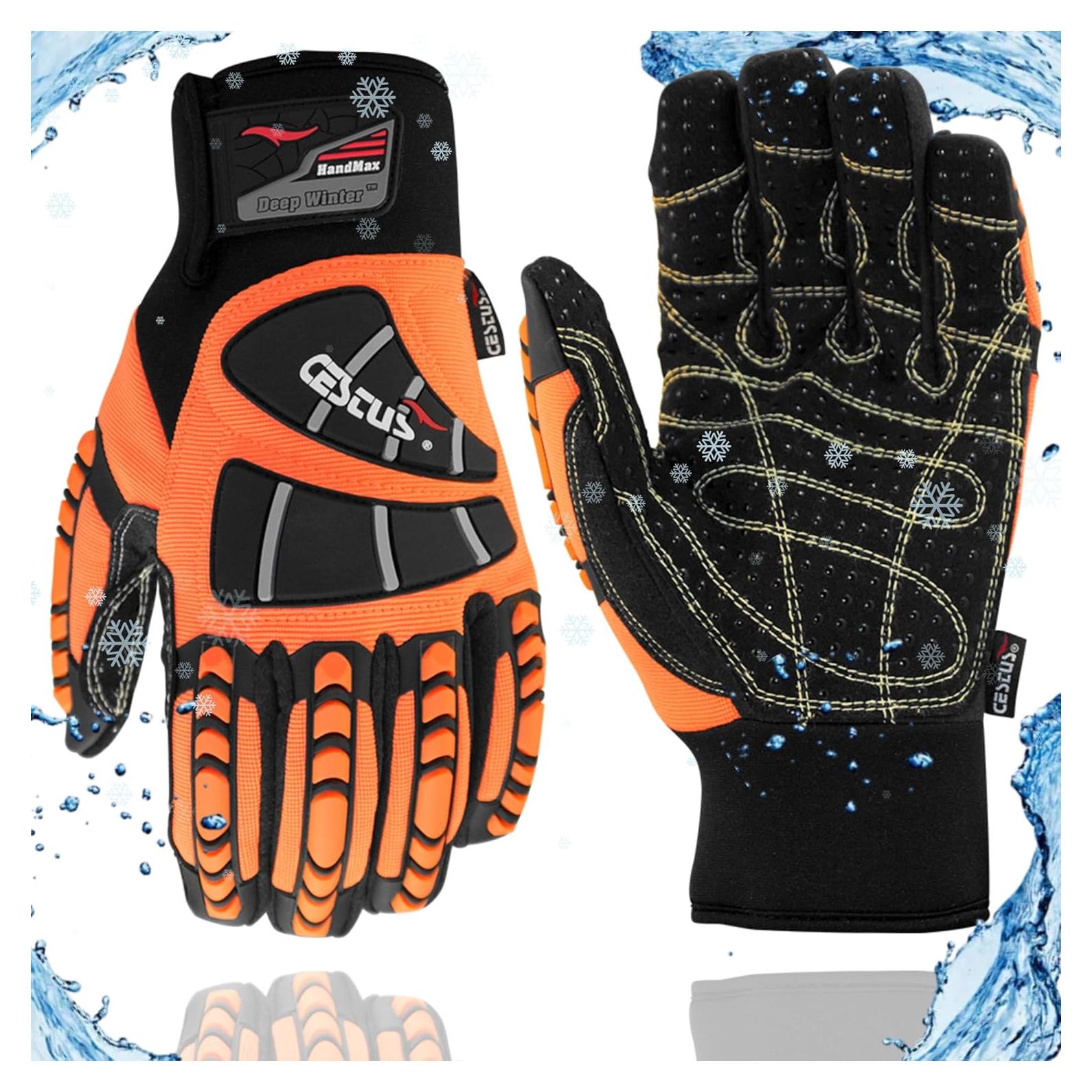 Guantes de Trabajo Impermeables Cestus Invierno Profundo Mediano