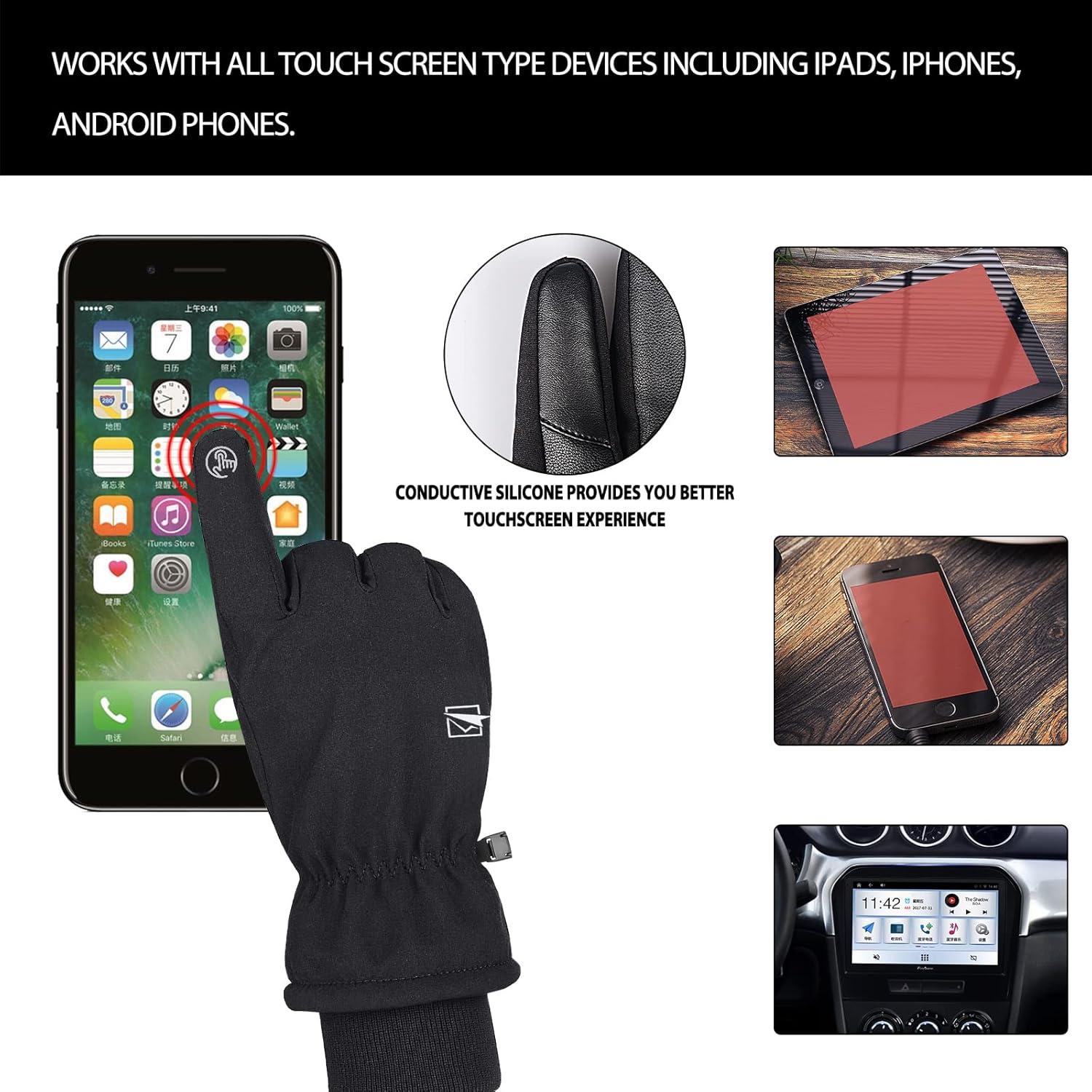 Guantes de Invierno Cevapro Térmicos Impermeables Unisex -30C