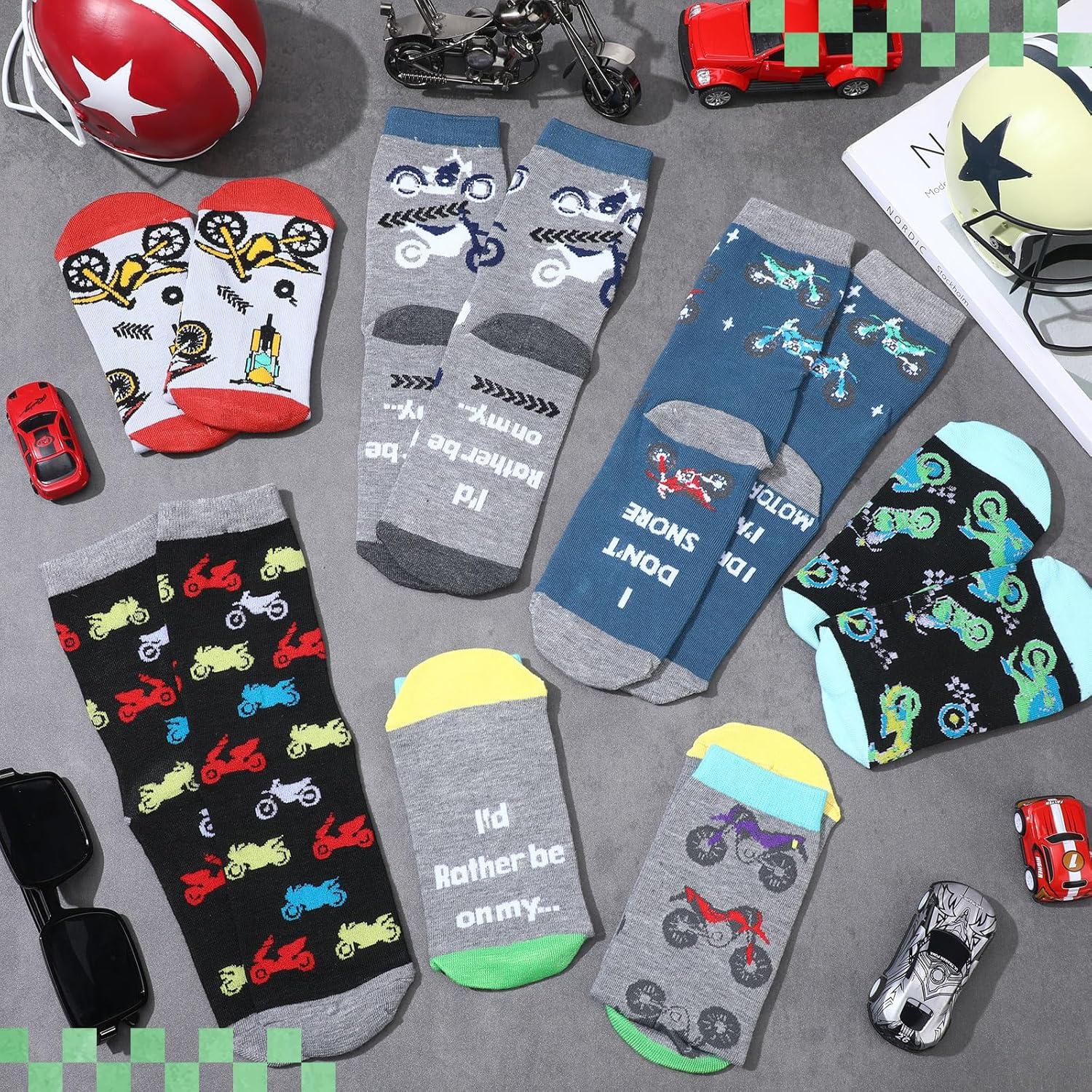 Calcetines de Motocicleta Haysandy - 6 Pares para Hombres