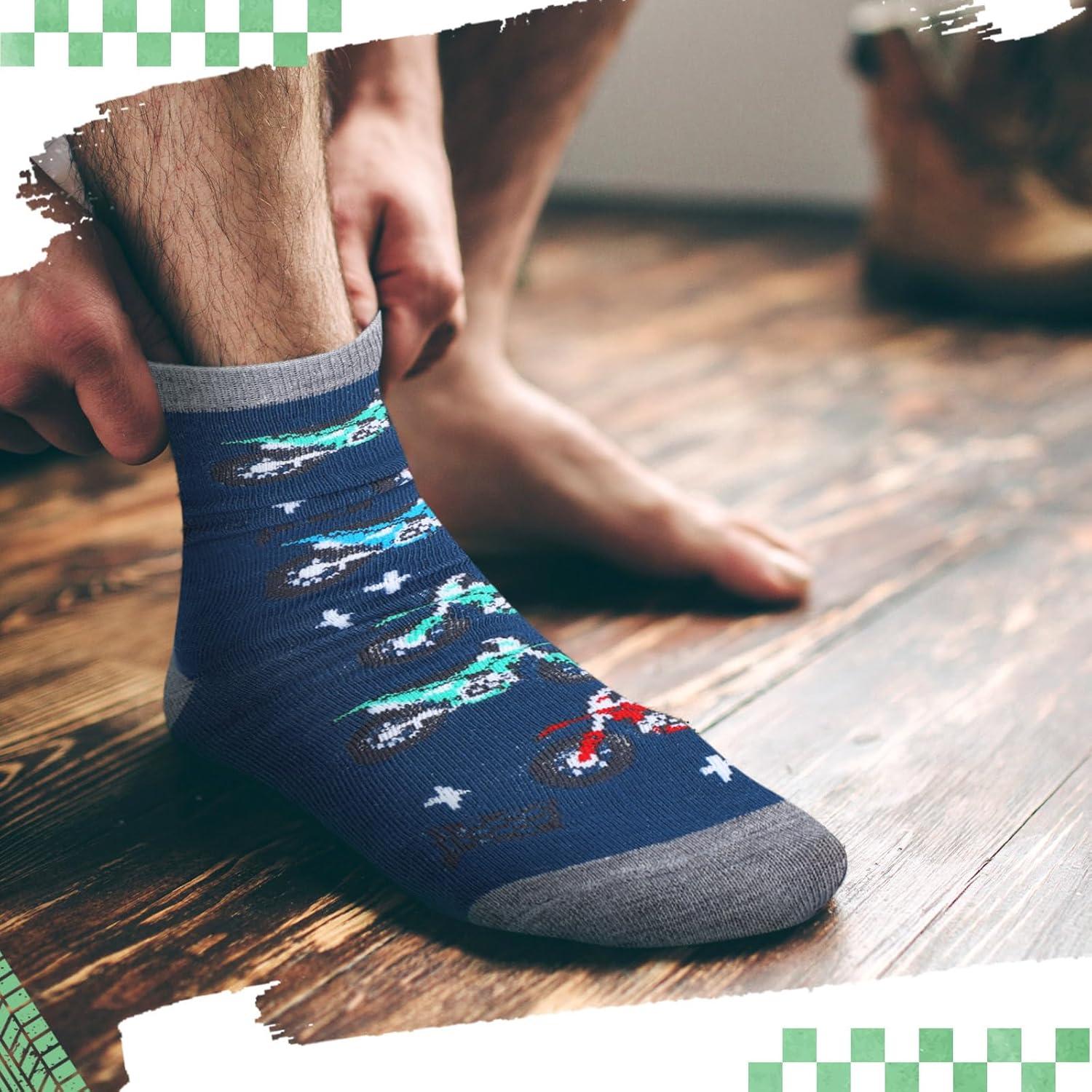 Calcetines de Motocicleta Haysandy - 6 Pares para Hombres