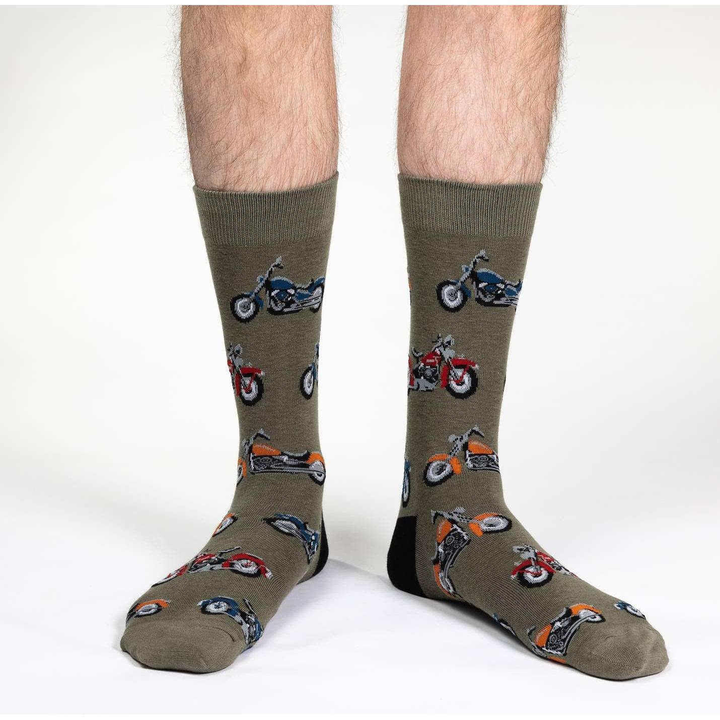 Calcetines de Hombre Good Luck Sock Motocicleta Chopper Talla Única