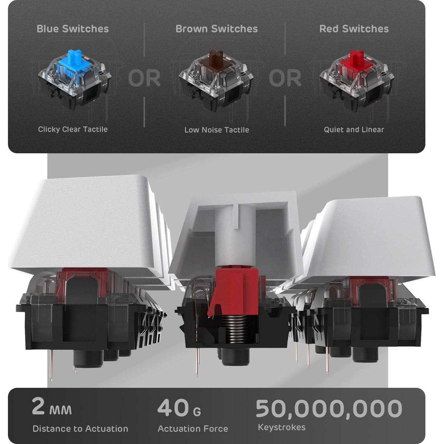 Teclado Mecánico RK ROYAL KLUDGE RK920 Retroiluminado