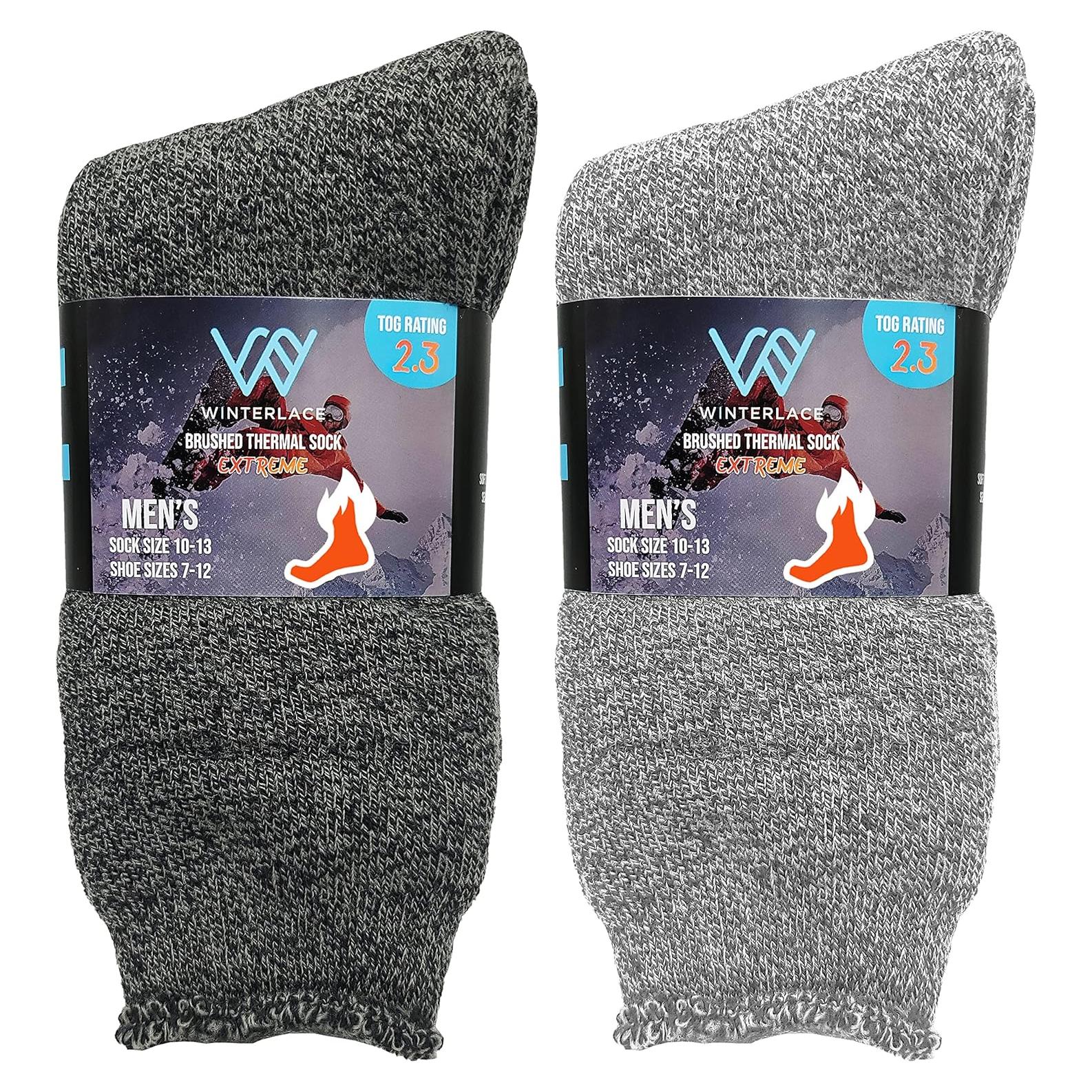 Calcetines Térmicos para Hombre - 2 Pares Ultra Suaves