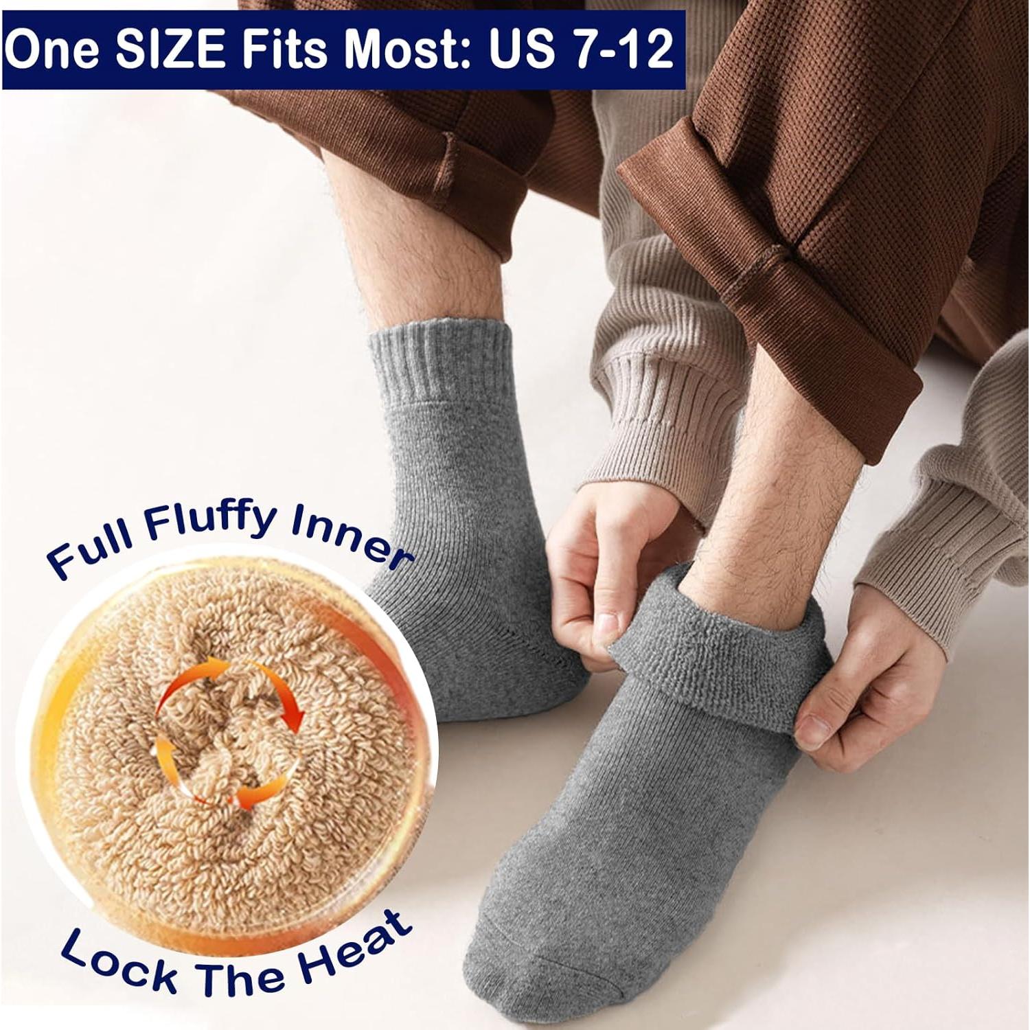 Calcetines Térmicos de Lana MOSOTECH para Hombres - 5 Pares Talla 40-46