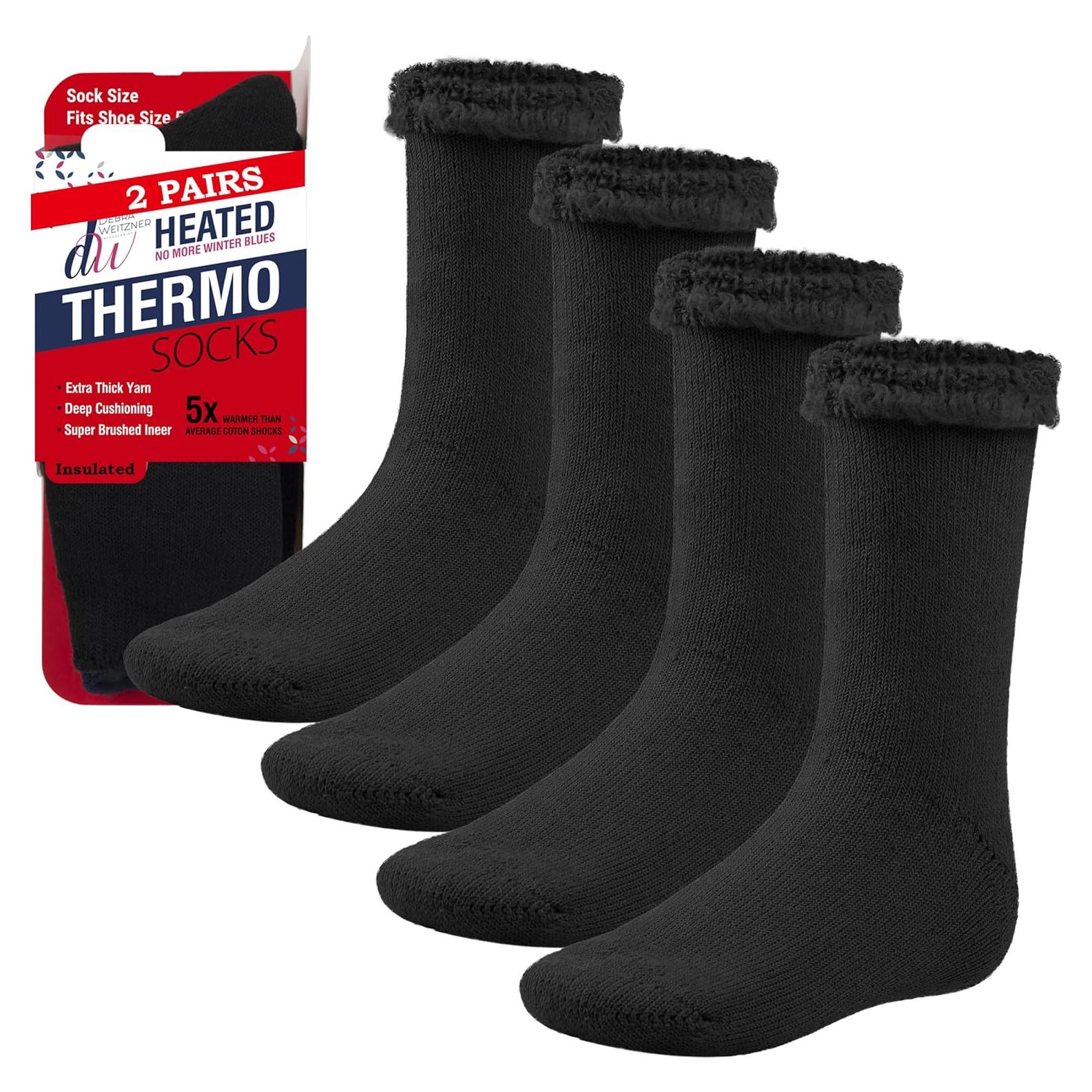 Calcetines Térmicos Debra Weitzner 2 Pares para Invierno