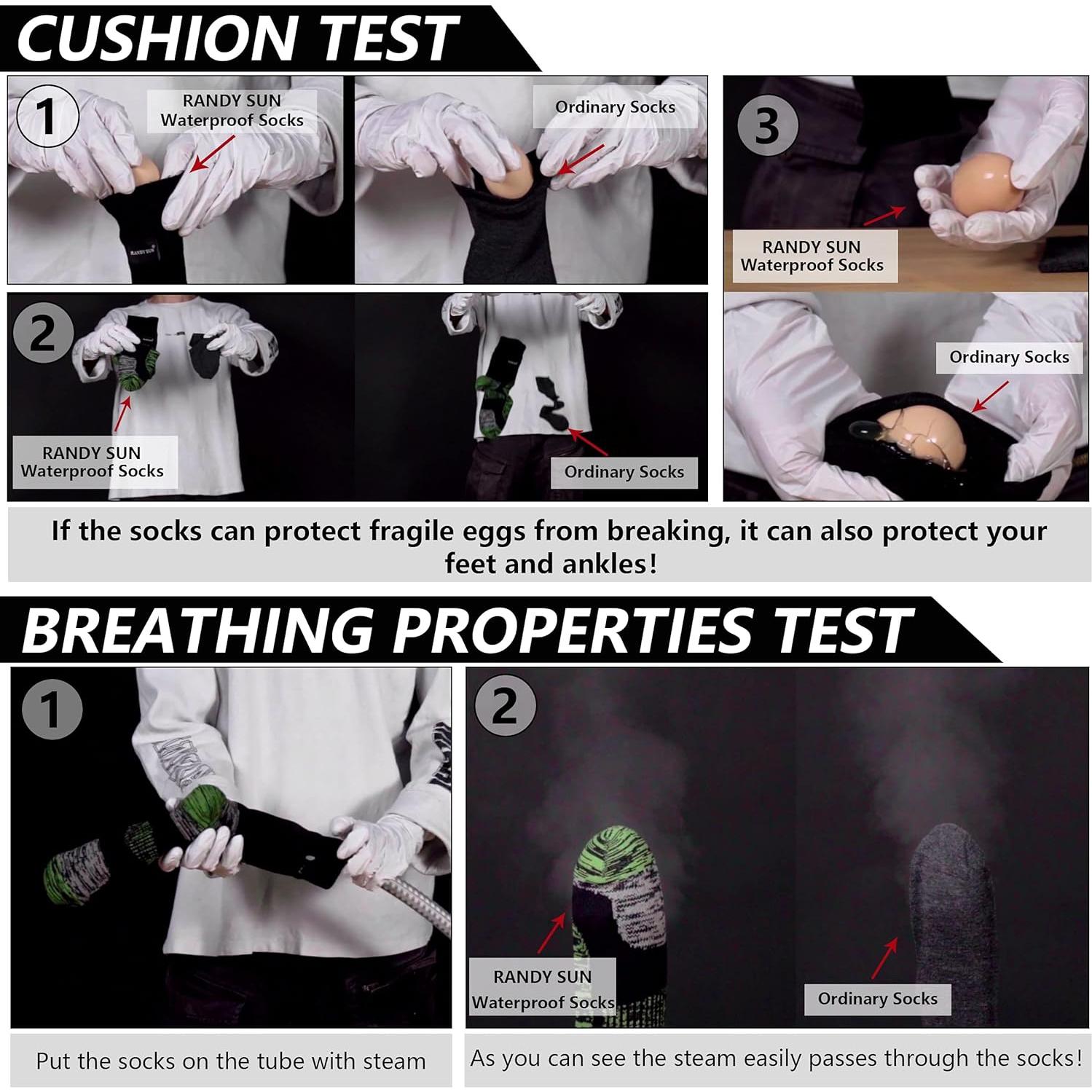 Calcetines Impermeables RANDY SUN Unisex para Ciclismo y Trekking