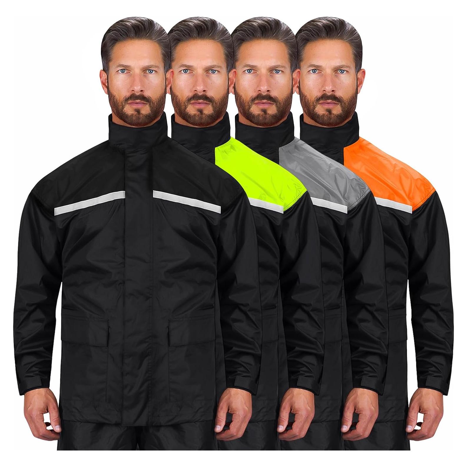 Traje de Lluvia Impermeable Nomad Unisex 2 Piezas Negro