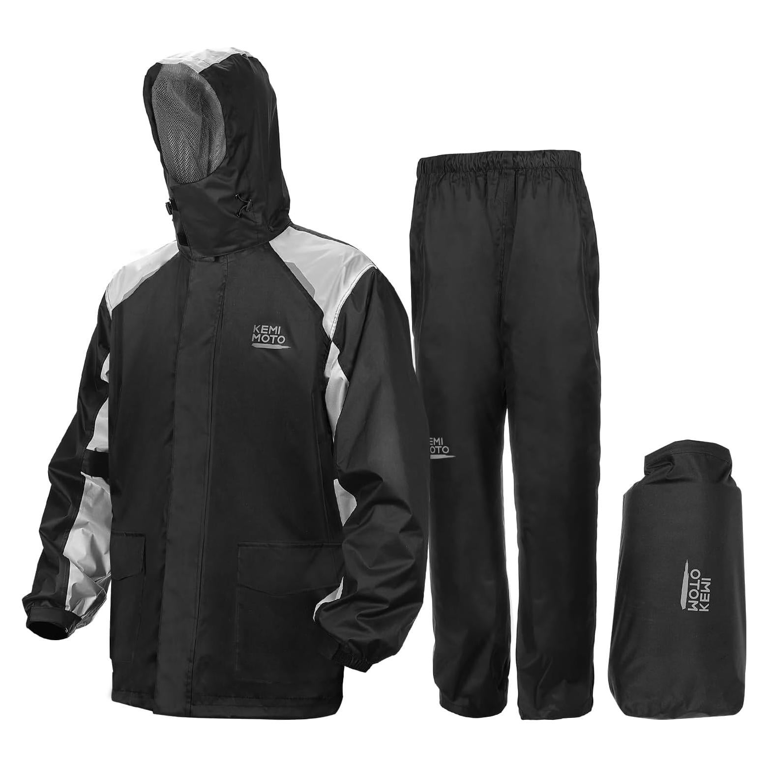 Traje de Lluvia Impermeable KEMIMOTO 2XL para Motocicleta