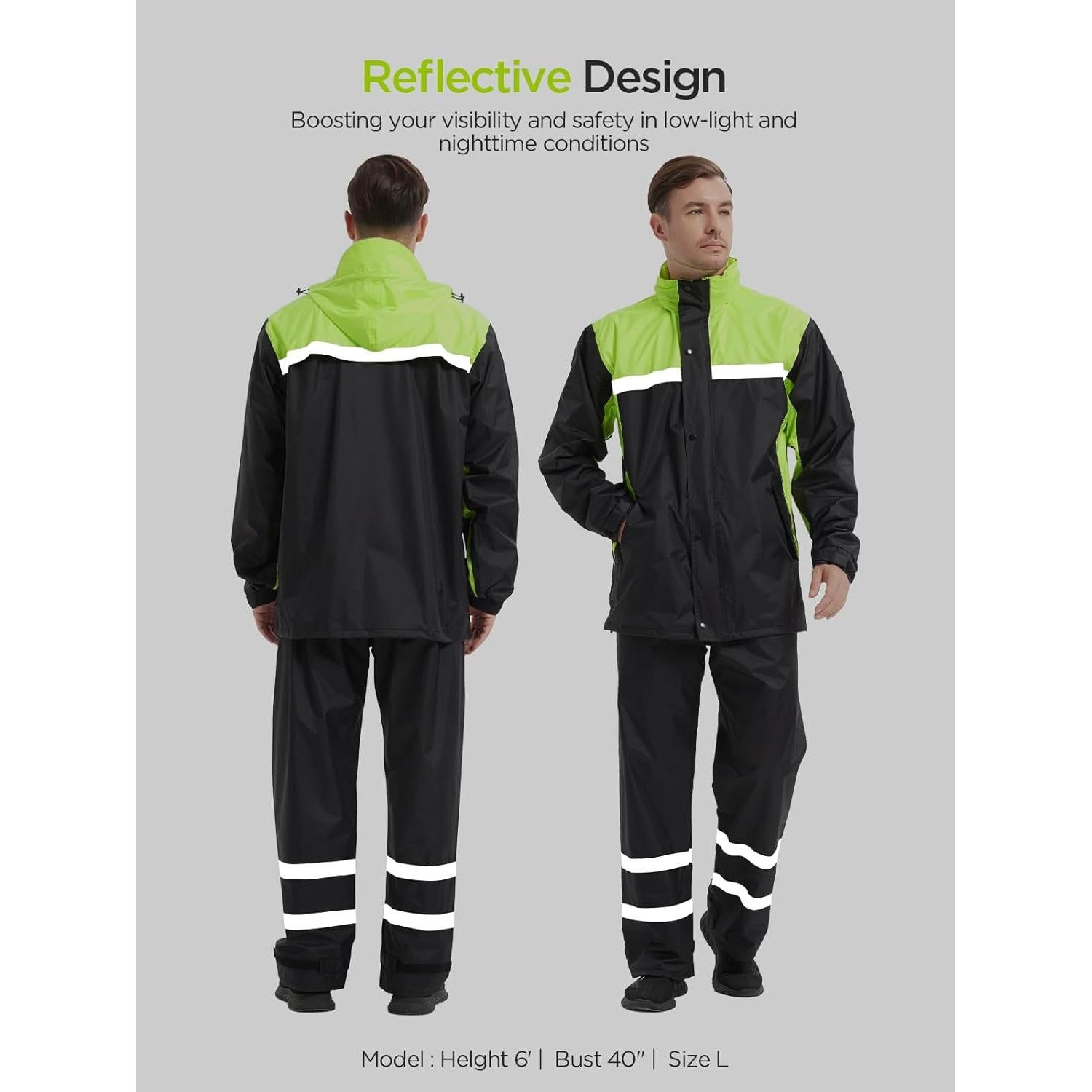 Traje de Lluvia Impermeable ProHydra JK102 con Ventilaciones