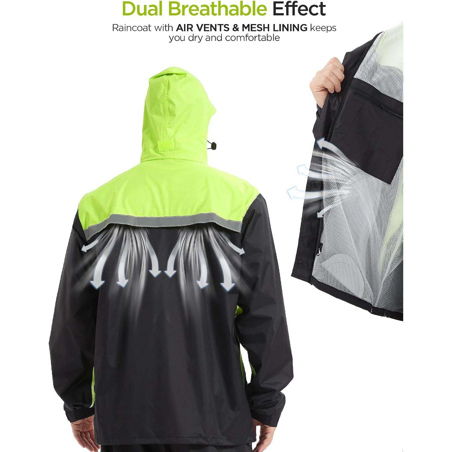 Traje de Lluvia Impermeable ProHydra JK102 con Ventilaciones