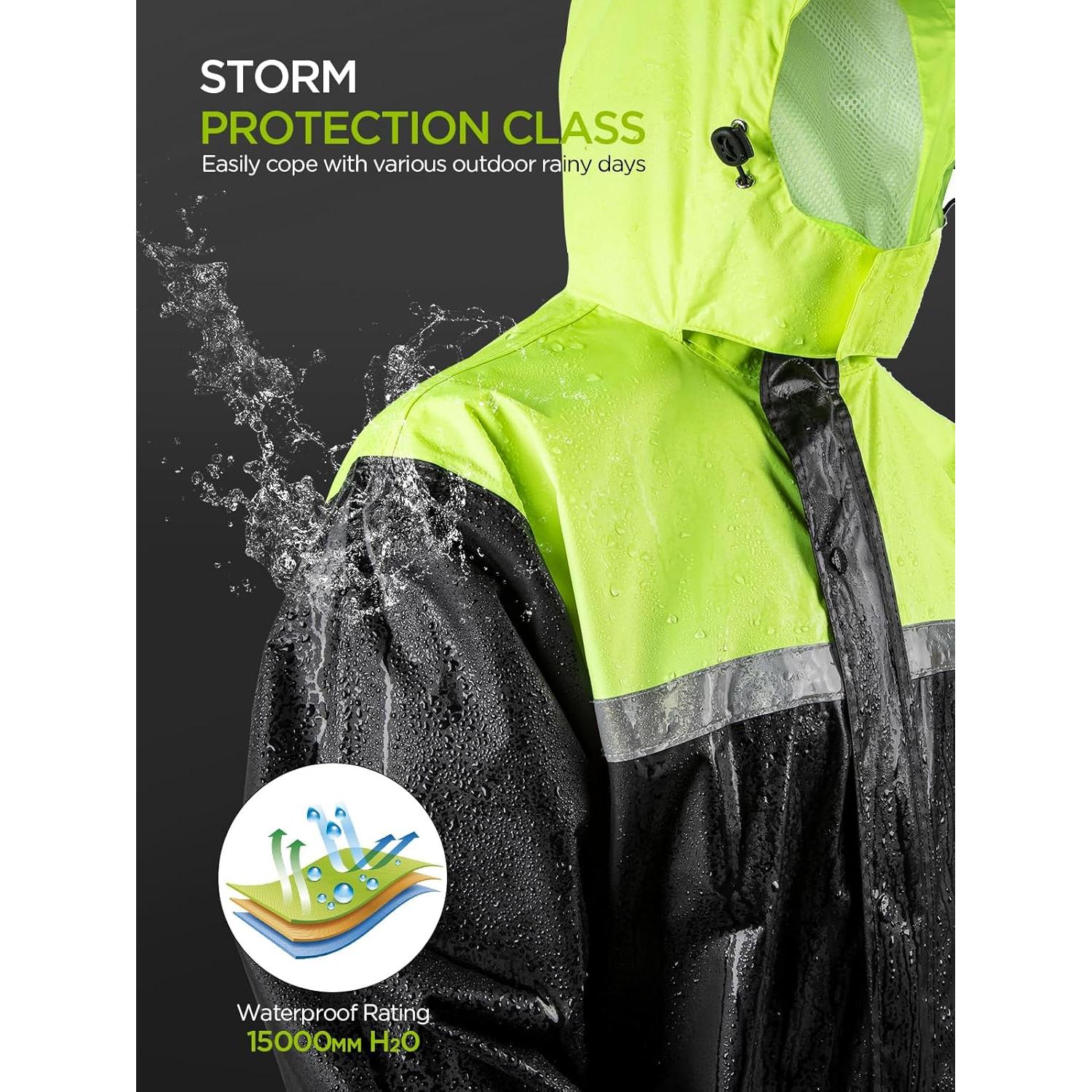 Traje de Lluvia Impermeable ProHydra JK102 con Ventilaciones