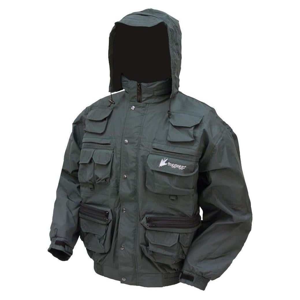 Chaqueta Impermeable para Pesca Frogg Toggs Cascades Mediana Verde