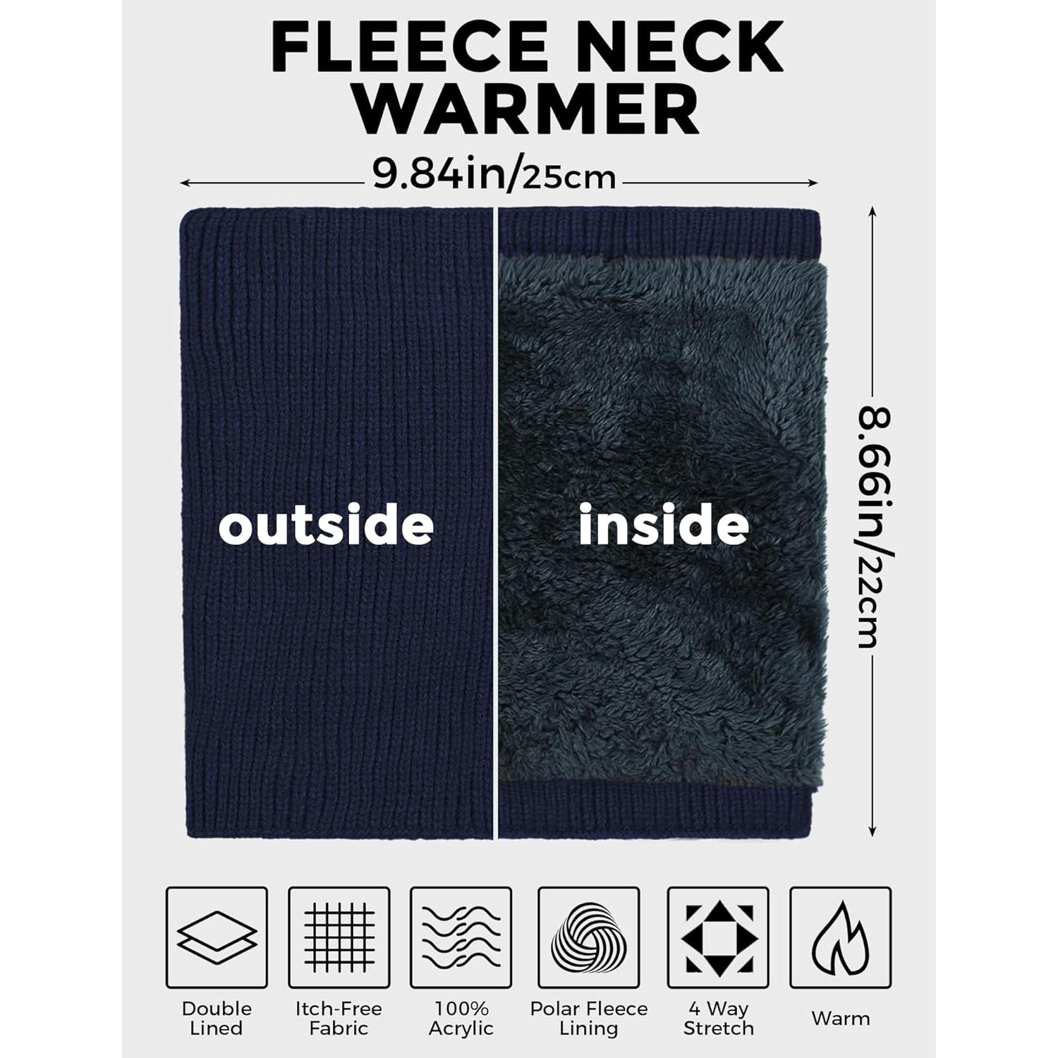 Calentadores de Cuello Gaiters Buauty 2 Paquetes Invierno