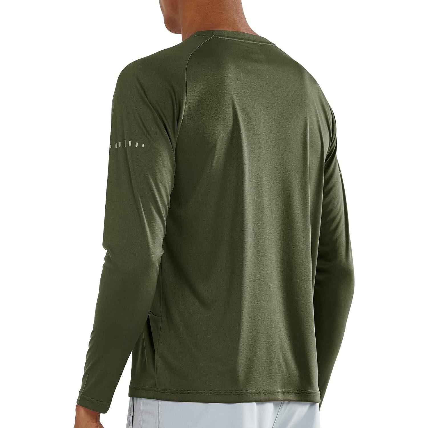 Camiseta de Protección Solar Hombre NORTHYARD UPF 50+ Verde