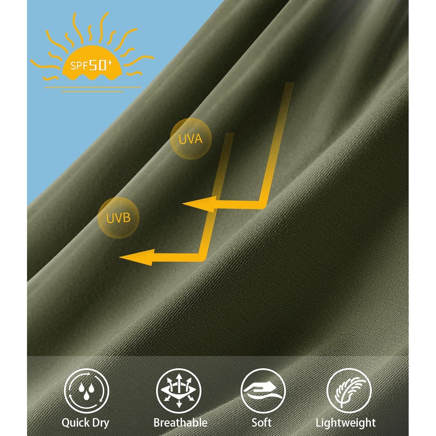 Camiseta de Protección Solar Hombre NORTHYARD UPF 50+ Verde