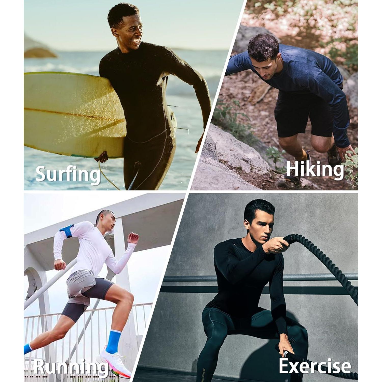 Camiseta de Protección Solar Hombre NORTHYARD UPF 50+ Verde