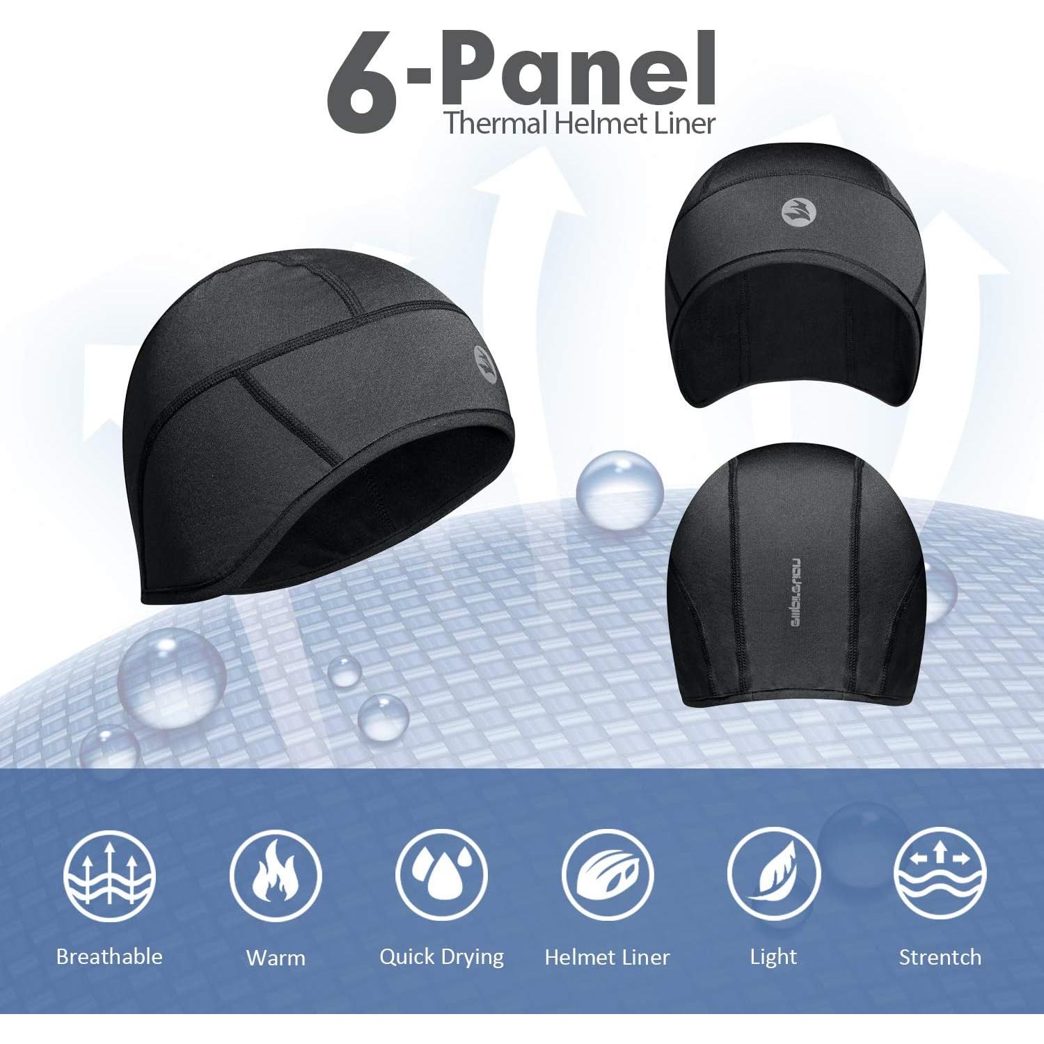 Forro Térmico para Casco Empirelion 6 Paneles Unisex Negro