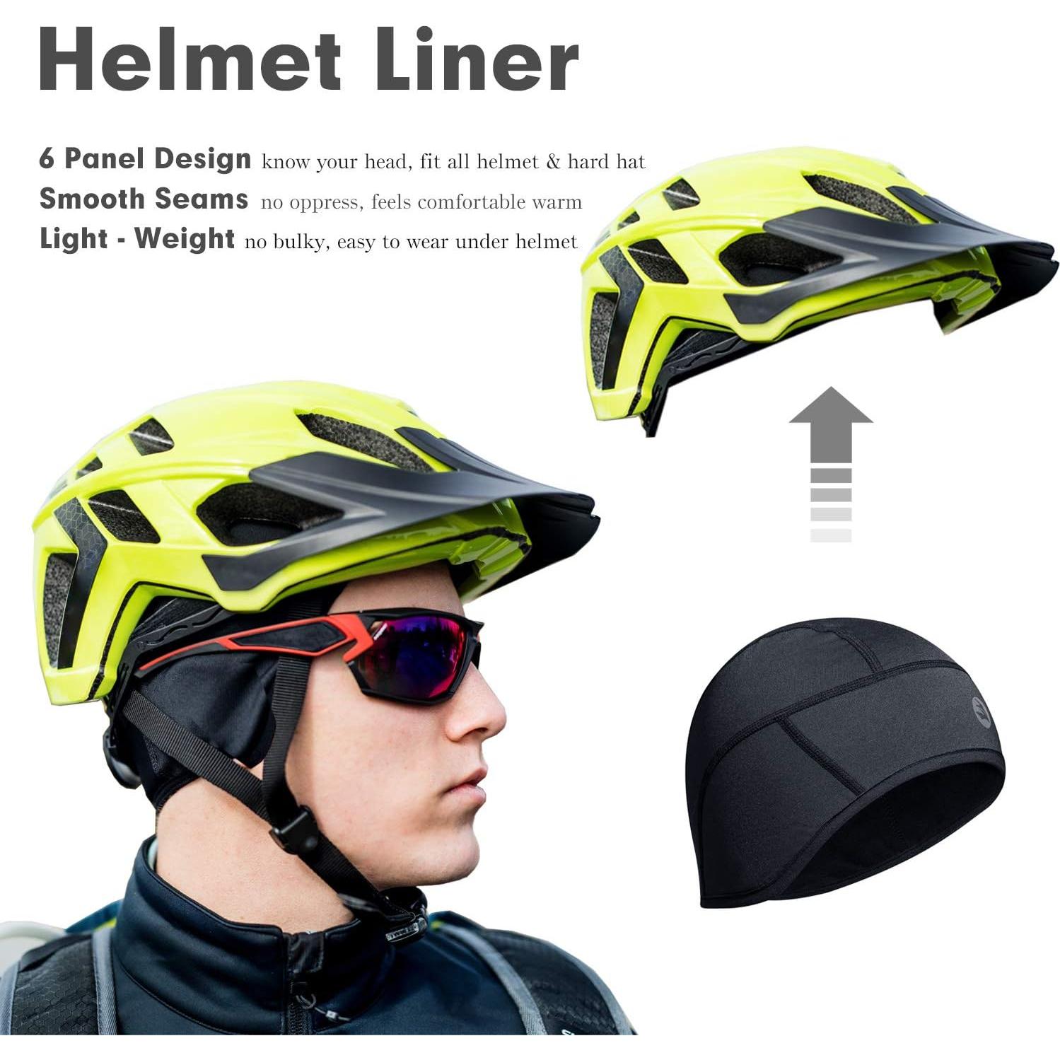 Forro Térmico para Casco Empirelion 6 Paneles Unisex Negro