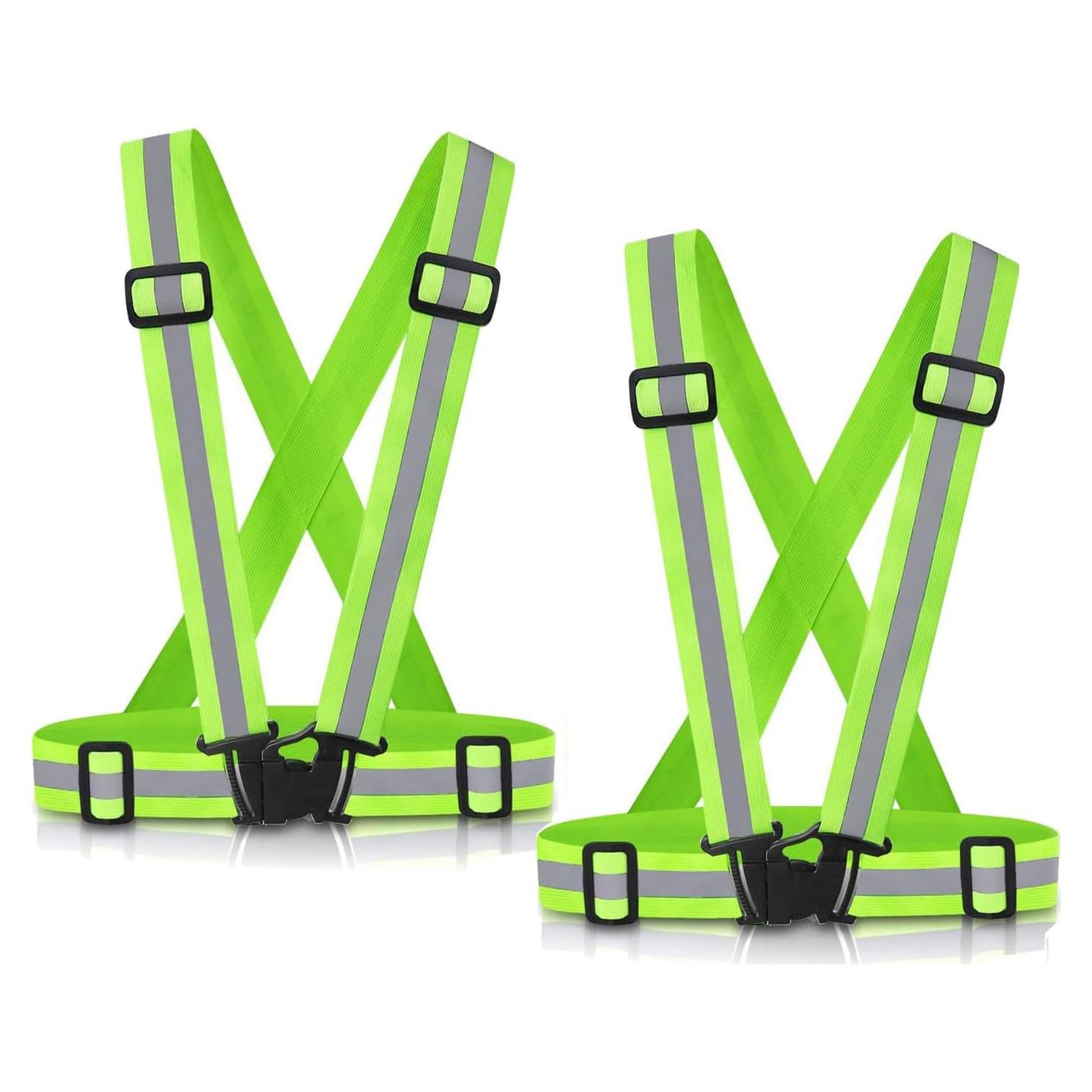 Chalecos Reflectantes SAWNZC 2Pack Alta Visibilidad Ajustables