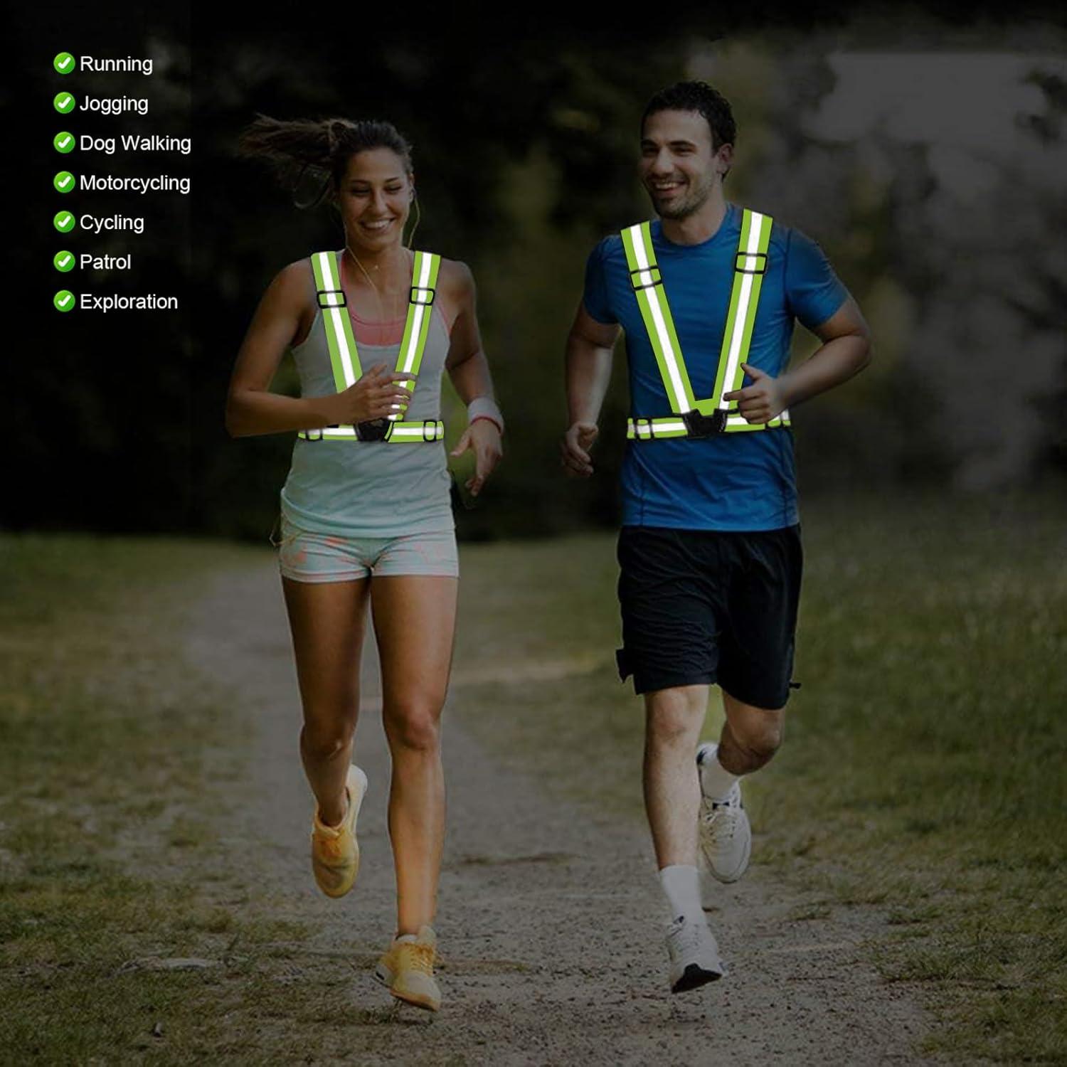 Chalecos Reflectantes SAWNZC 2Pack Alta Visibilidad Ajustables