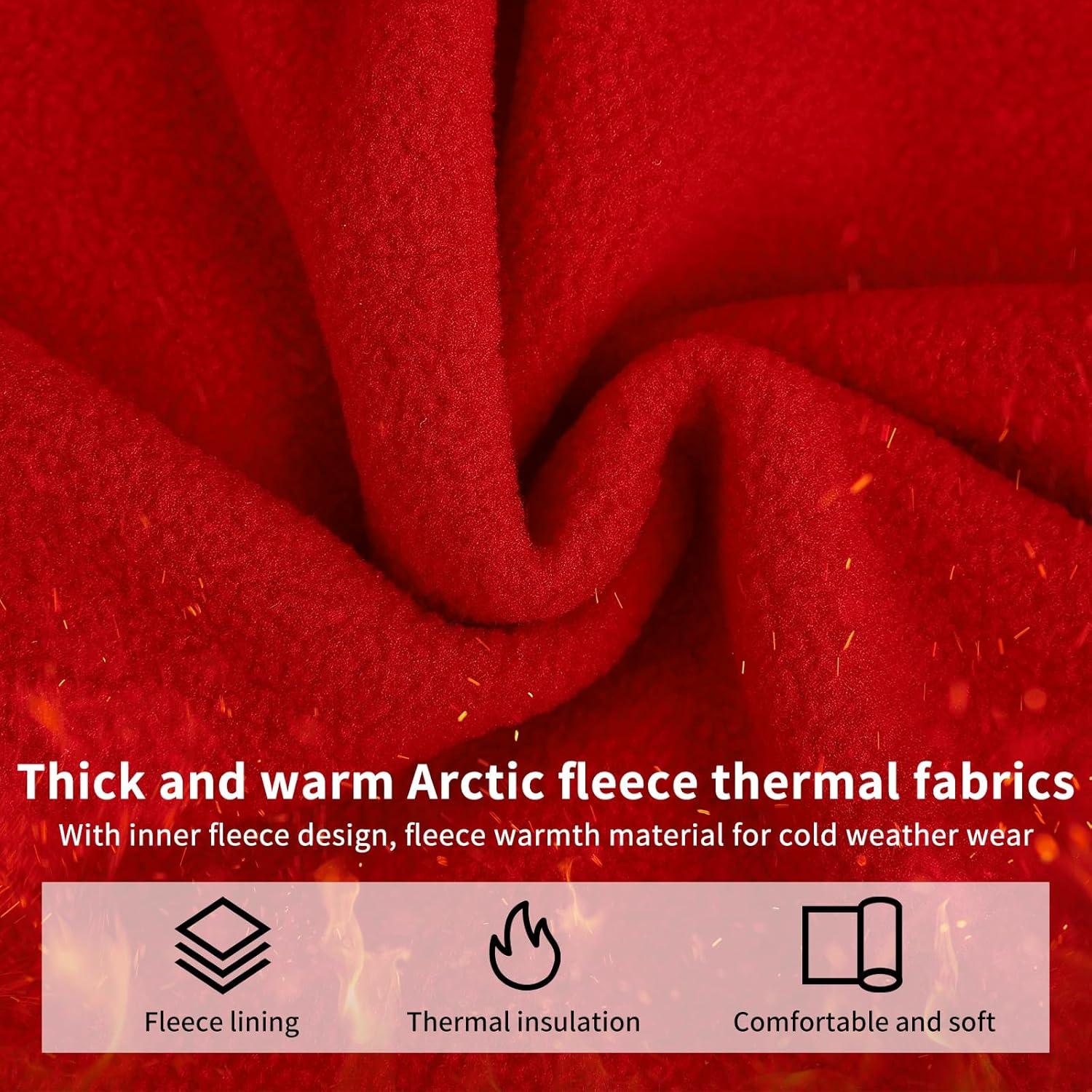 Mascarilla de Esquí Joyoldelf Balaclava Invierno Unisex Rojo