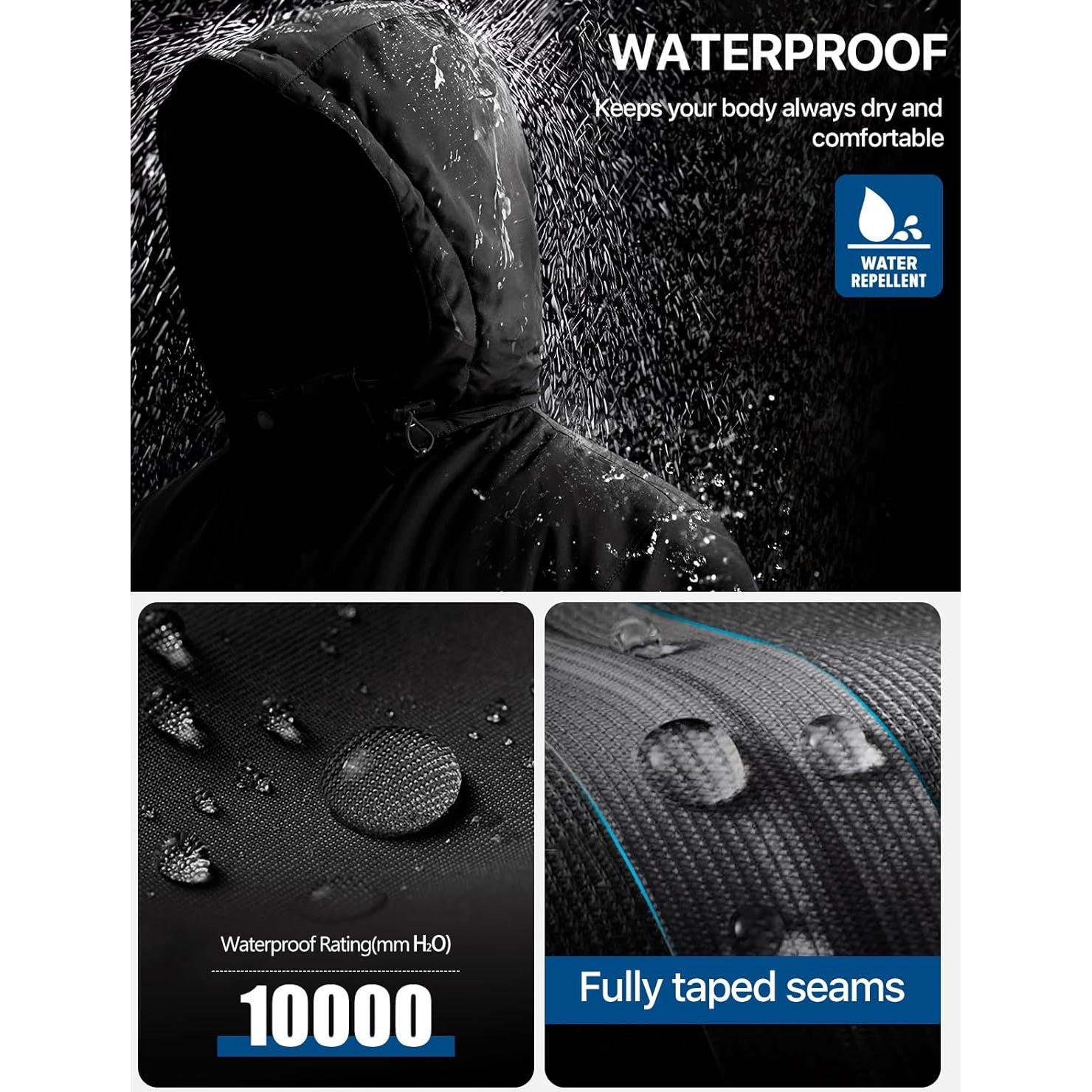 Chaqueta de Esquí Impermeable Free Soldier para Hombres XL