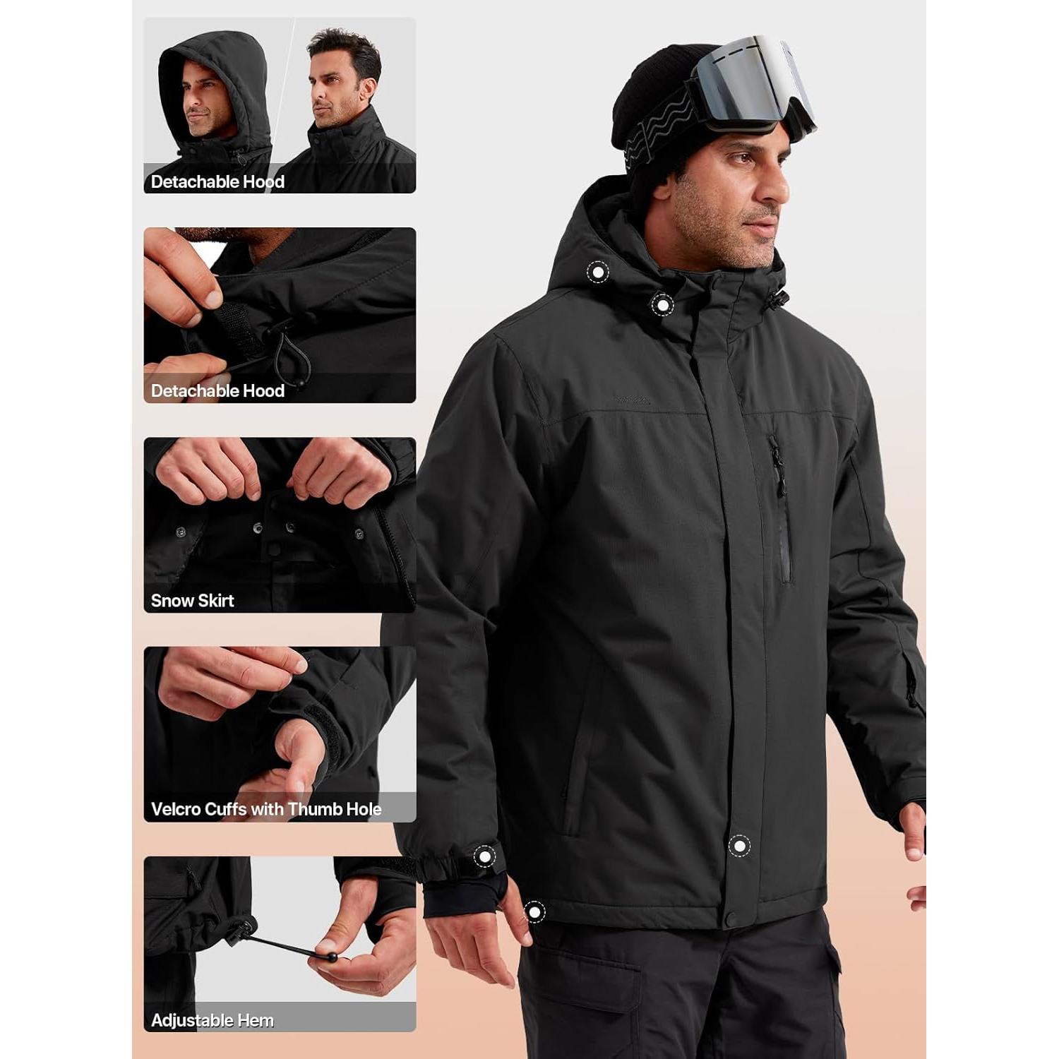Chaqueta de Esquí Impermeable Free Soldier para Hombres XL