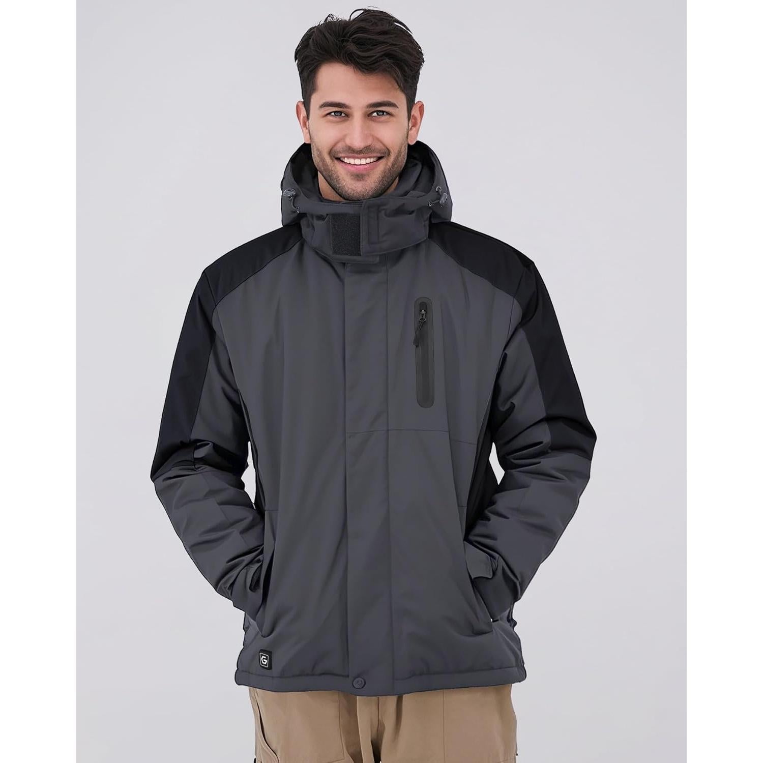 Chaqueta Térmica de Grafeno Hombre XL Batería 18400 mAh Impermeable