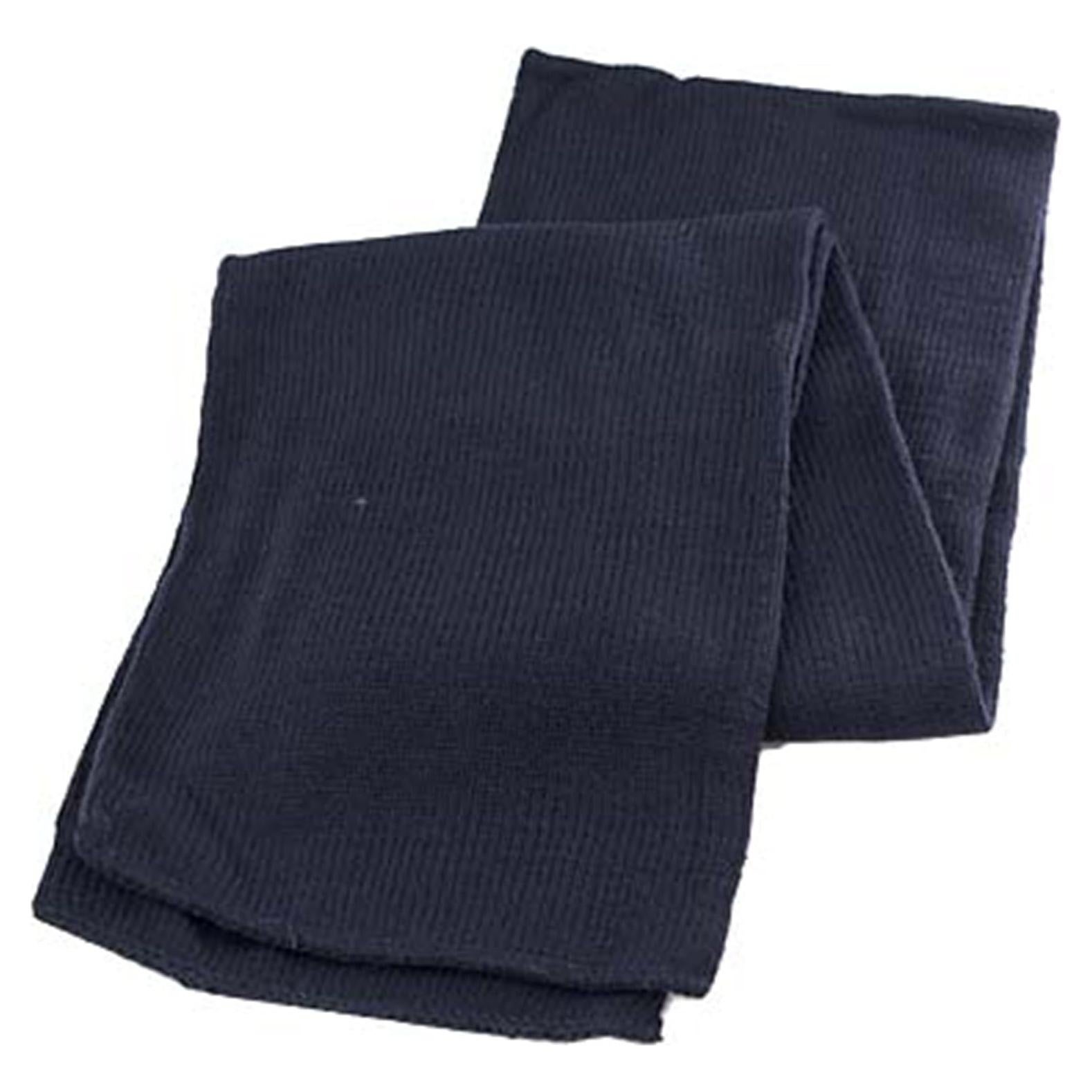 Bufanda de Invierno Clásica Unisex Doble Capa Marino