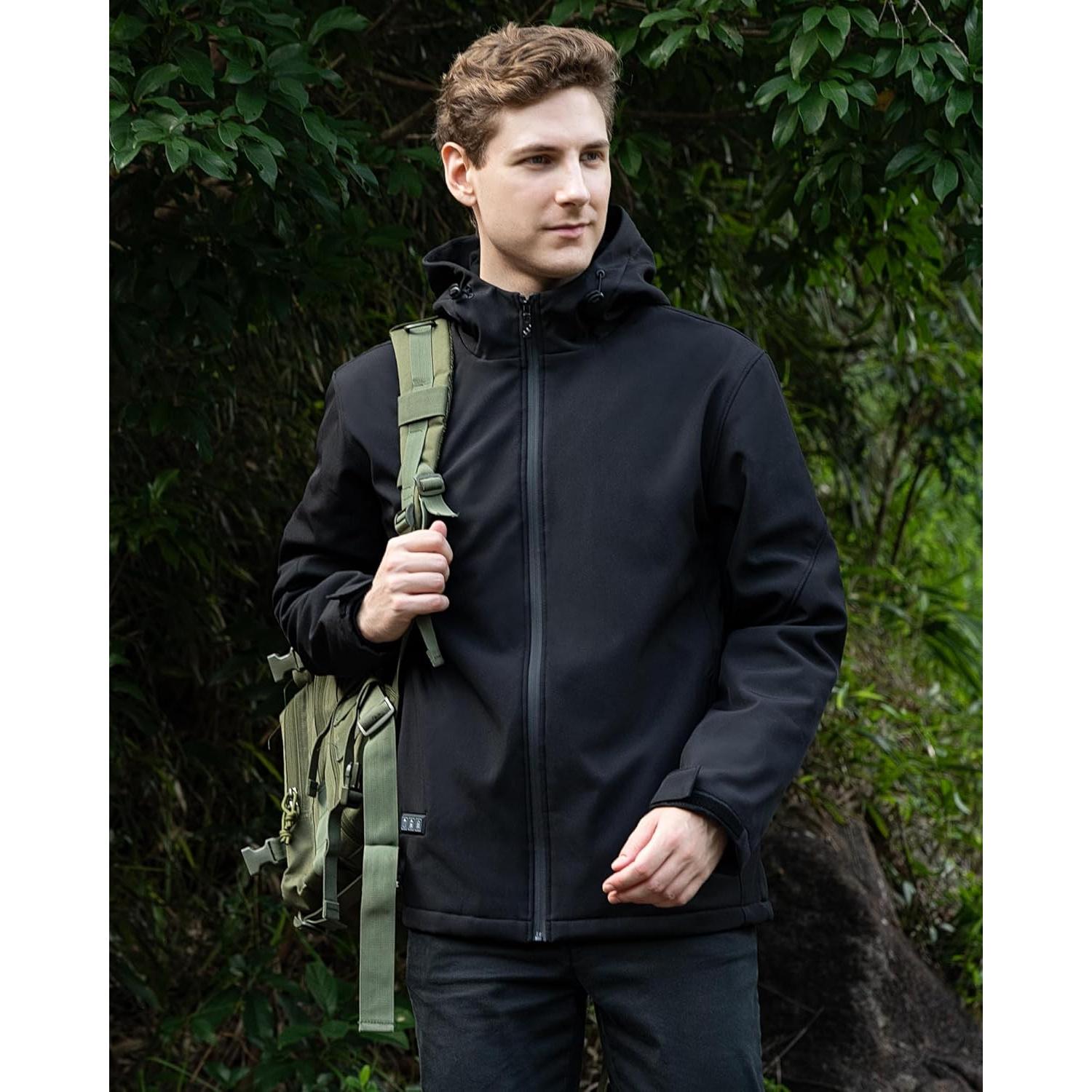 Chaqueta Calentada Impermeable Super Kegel para Hombres - Mediana