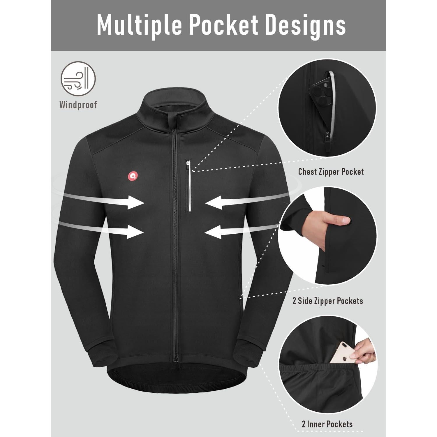 Chaqueta Térmica de Ciclismo Przewalski para Hombres XX-Large