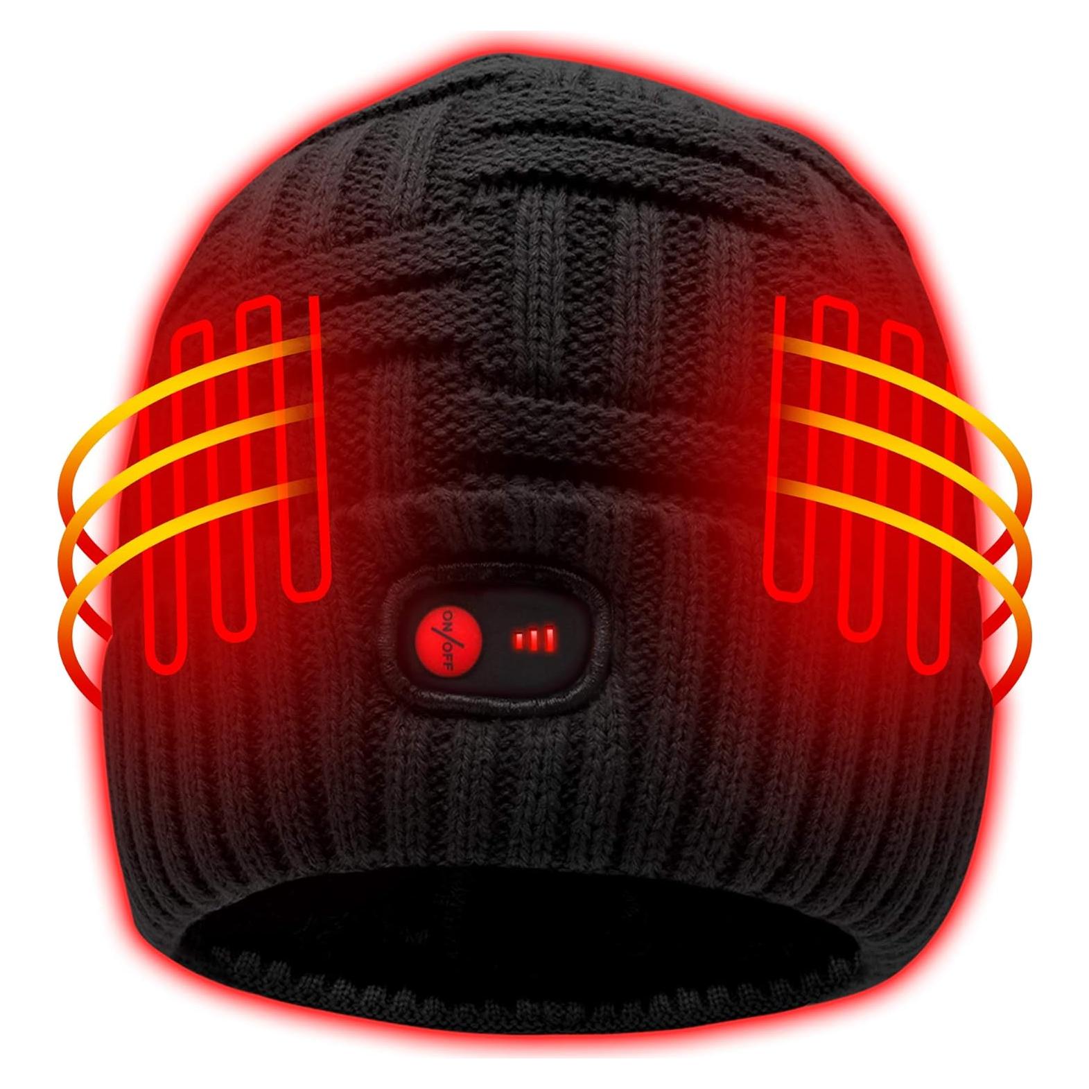 Gorro Calentado Recargable Autocastle 7.4V Hombre Mujer