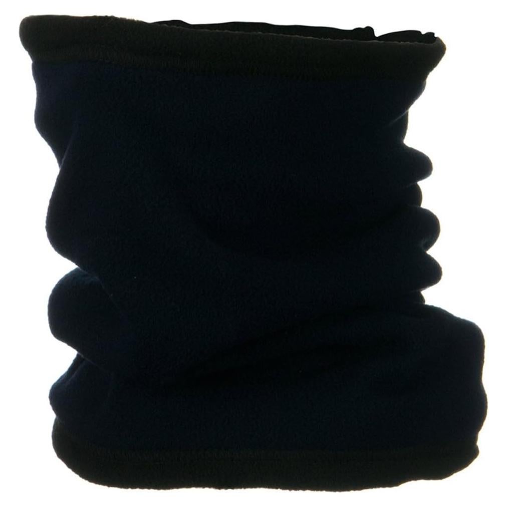 Gaiter Calentador de Cuello Doble Capa Micro Polar Negro