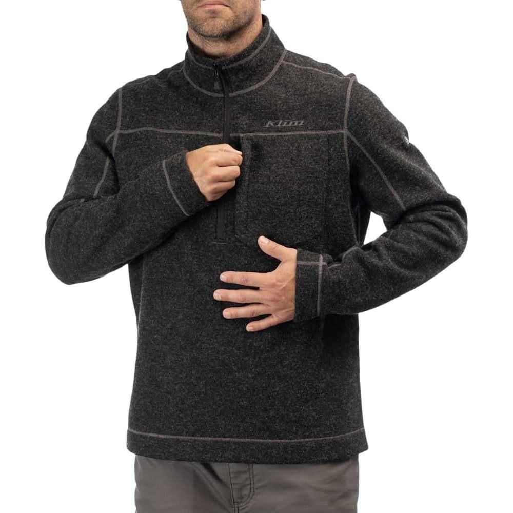 Chaqueta Forro Polar Bighorn Canyon 3X Hombre Negro Jaspeado