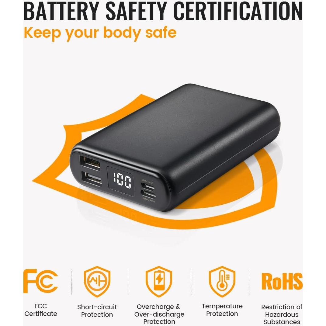 Chaqueta Calentada TIDEWE para Mujeres - Batería 10000mAh - S-XXL