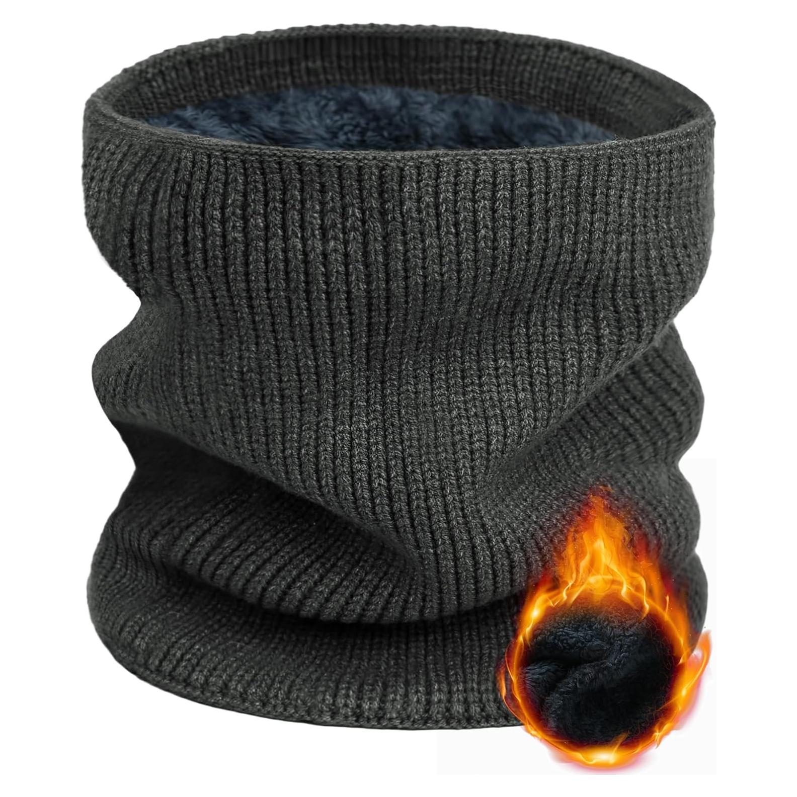 Bufanda Calentadora de Cuello Buauty para Invierno - Gris