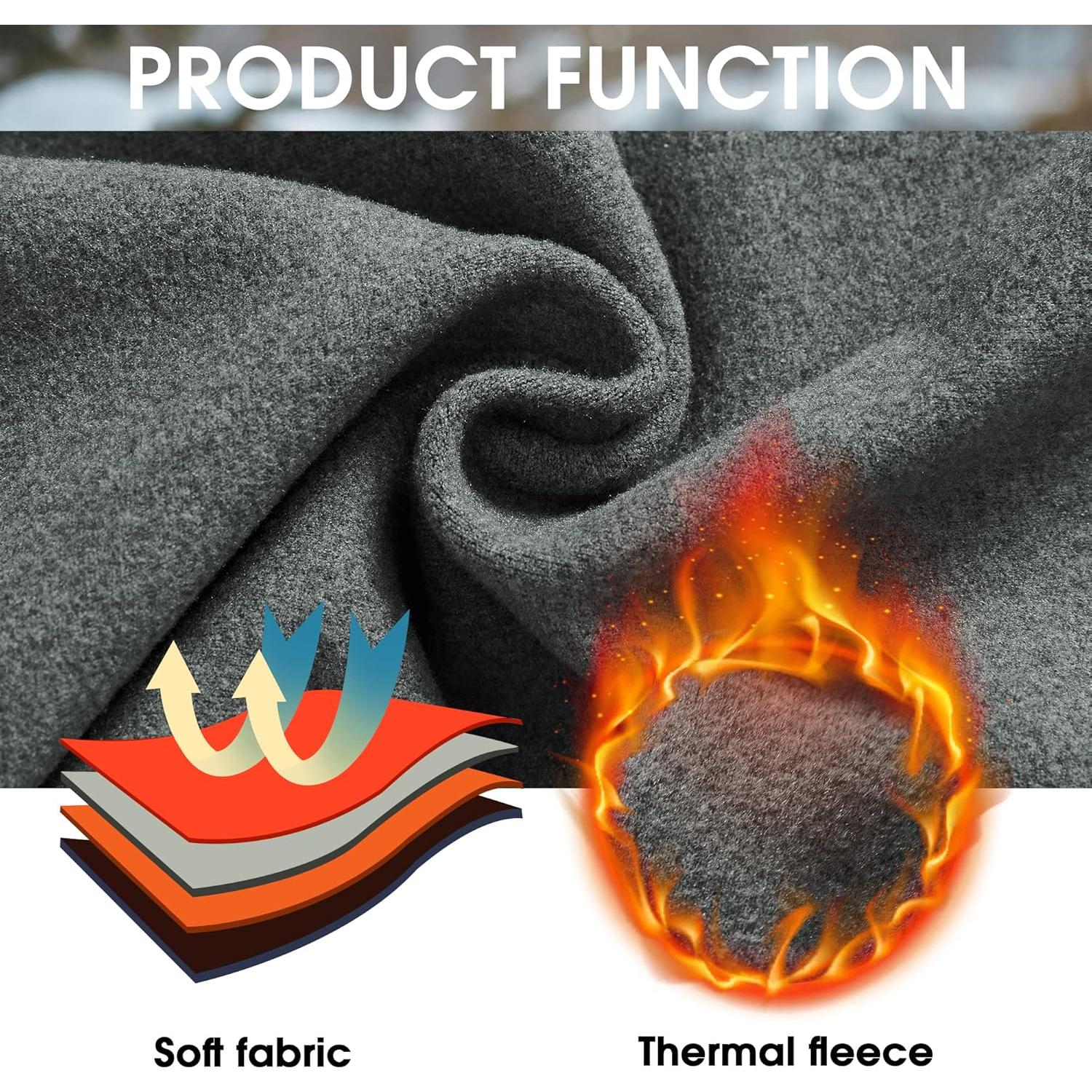 Calentador de Cuello AIWOLU Windproof Polar para Climas Fríos