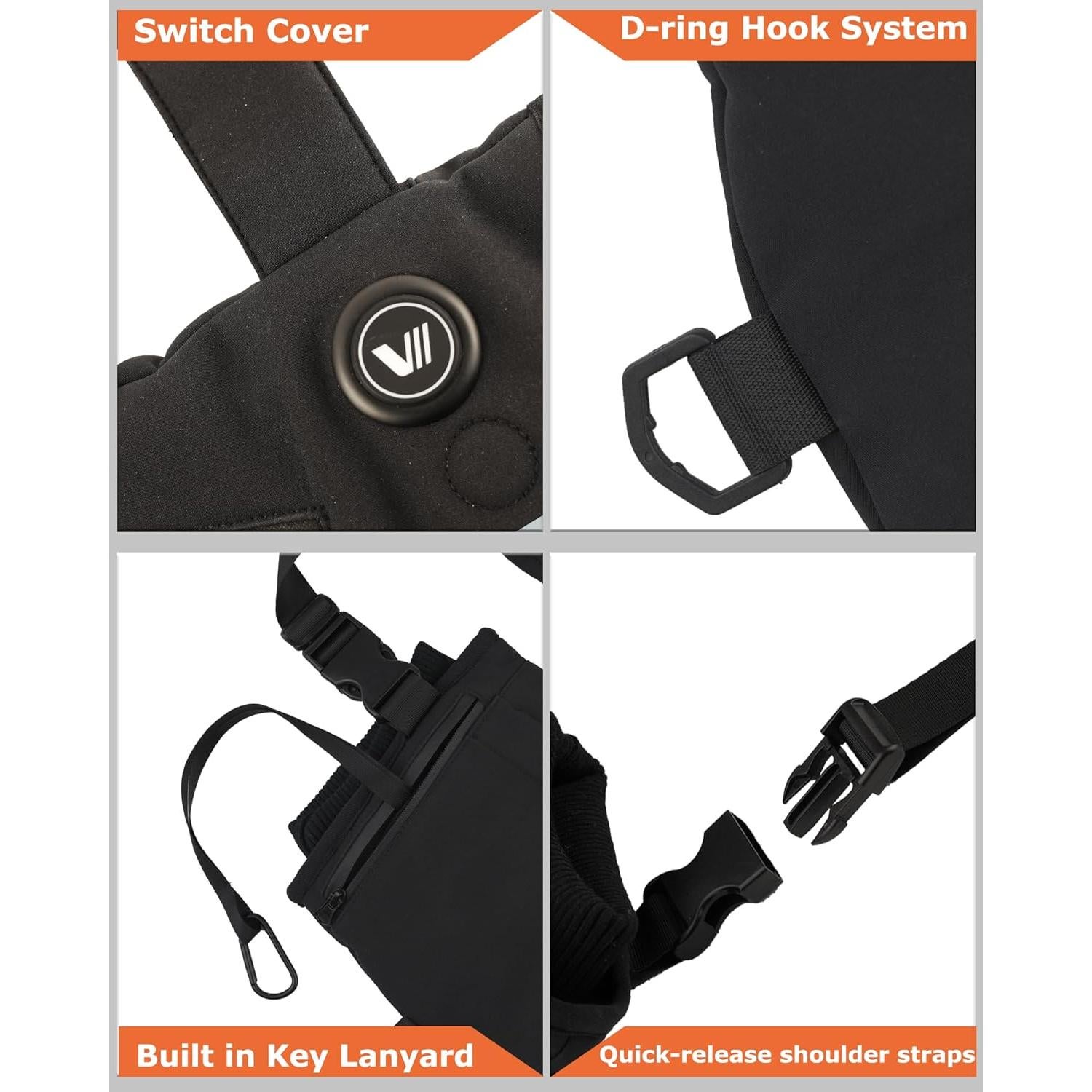 Chaqueta Térmica de Caza Venustas XL + Muff Calentador de Manos