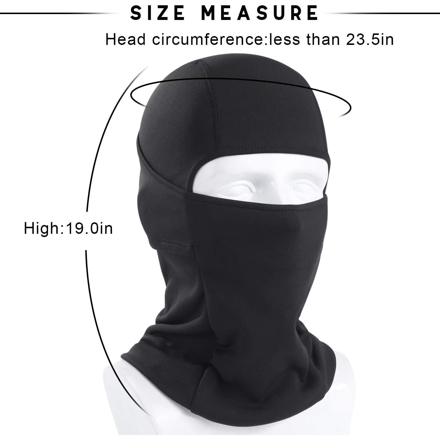 Balaclava Térmica WTACTFUL 2-Pack para Climas Fríos