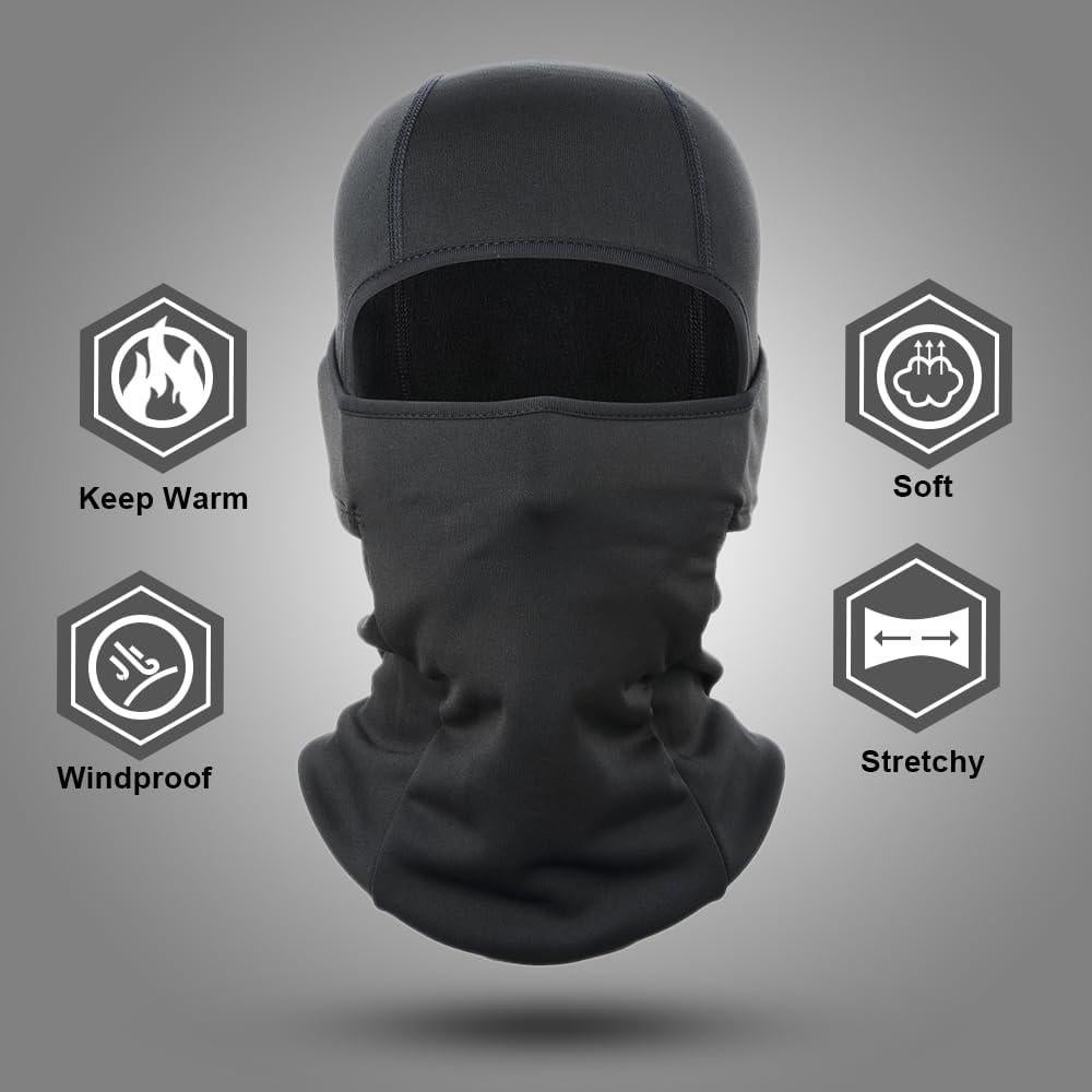 Balaclava Térmica WTACTFUL 2-Pack para Climas Fríos